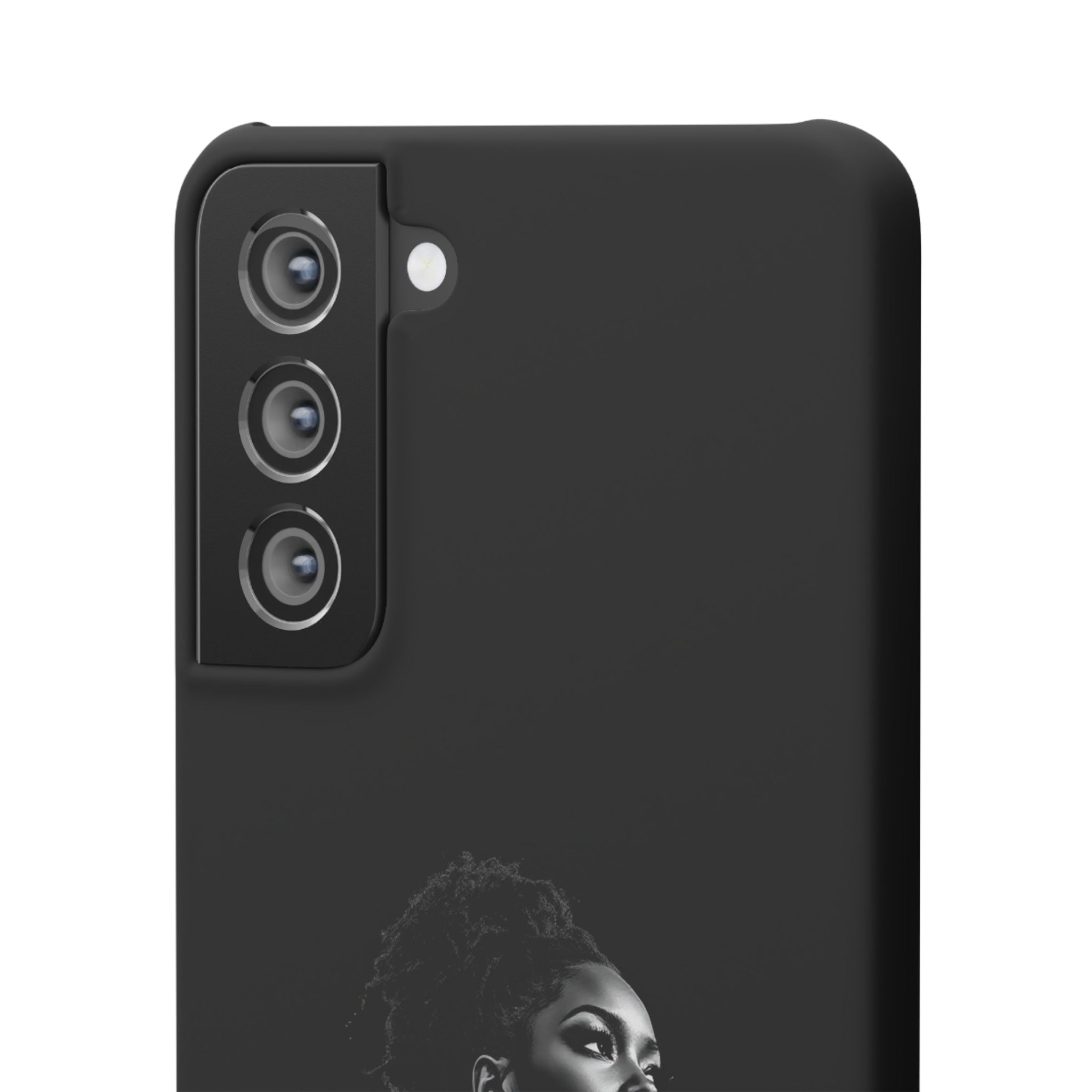 Phone Case — "Long Haul Loyalty" Black Portrait Snap Case