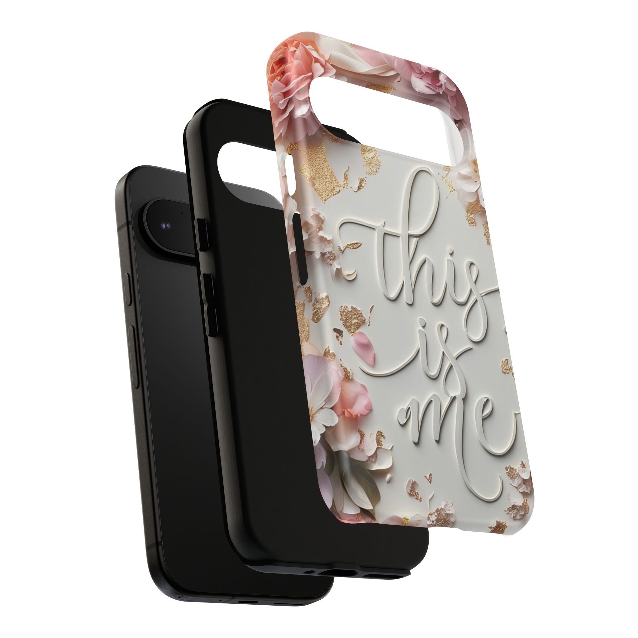 Phone Case — "This Is Me" Floral Tough Case