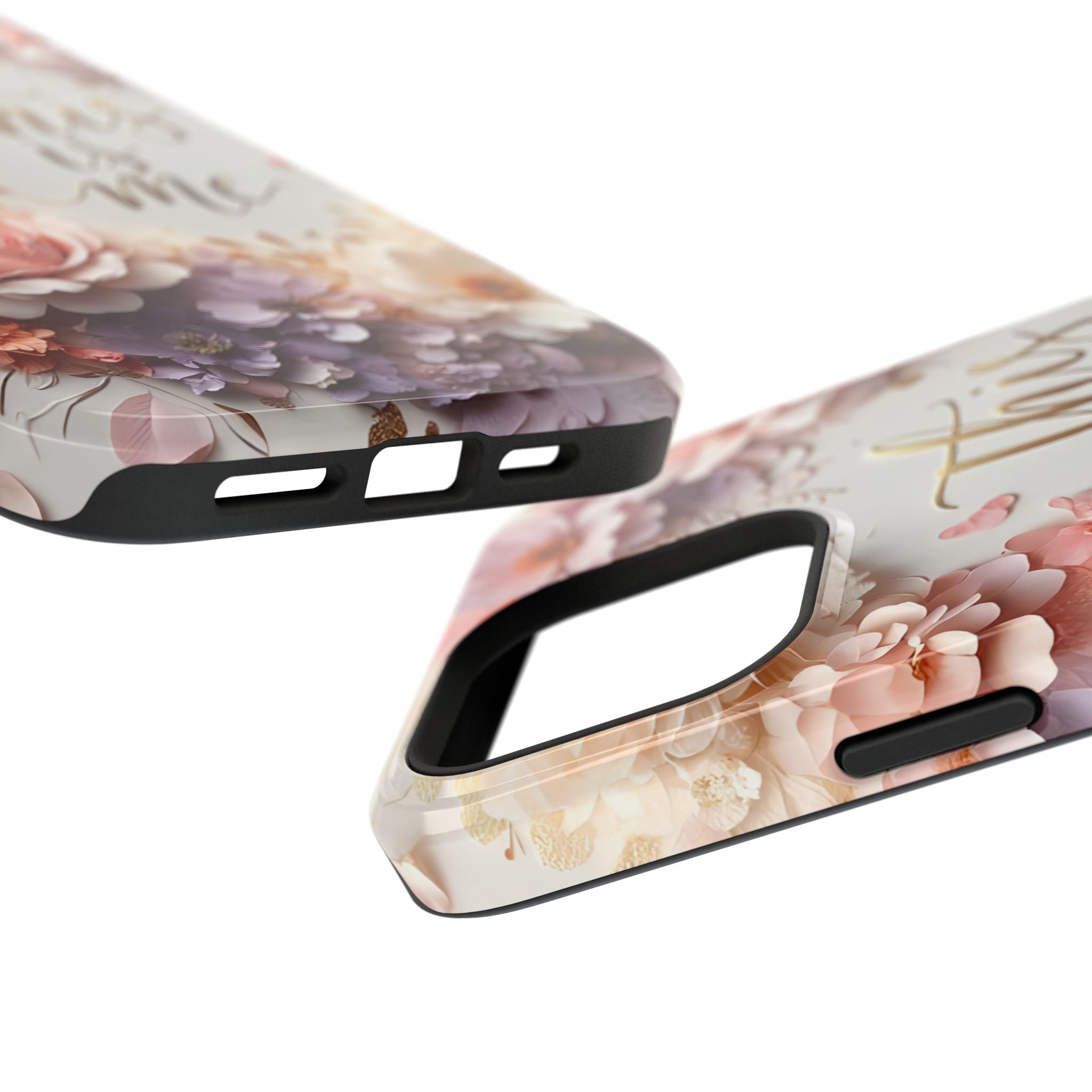 Floral "This Is Me" Phone Case — Impact-Resistant Floral Protective Cover