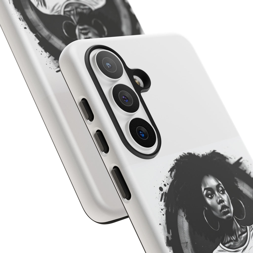 Phone Case — "Long Haul Loyalty" Black & White Portrait Protective Case