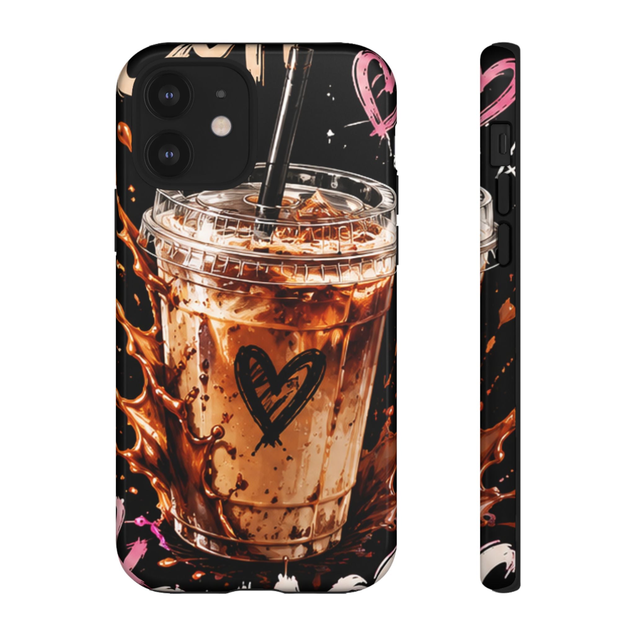Iced Coffee Phone Case – 'Iced Coffee latte: Stylish Protective Case