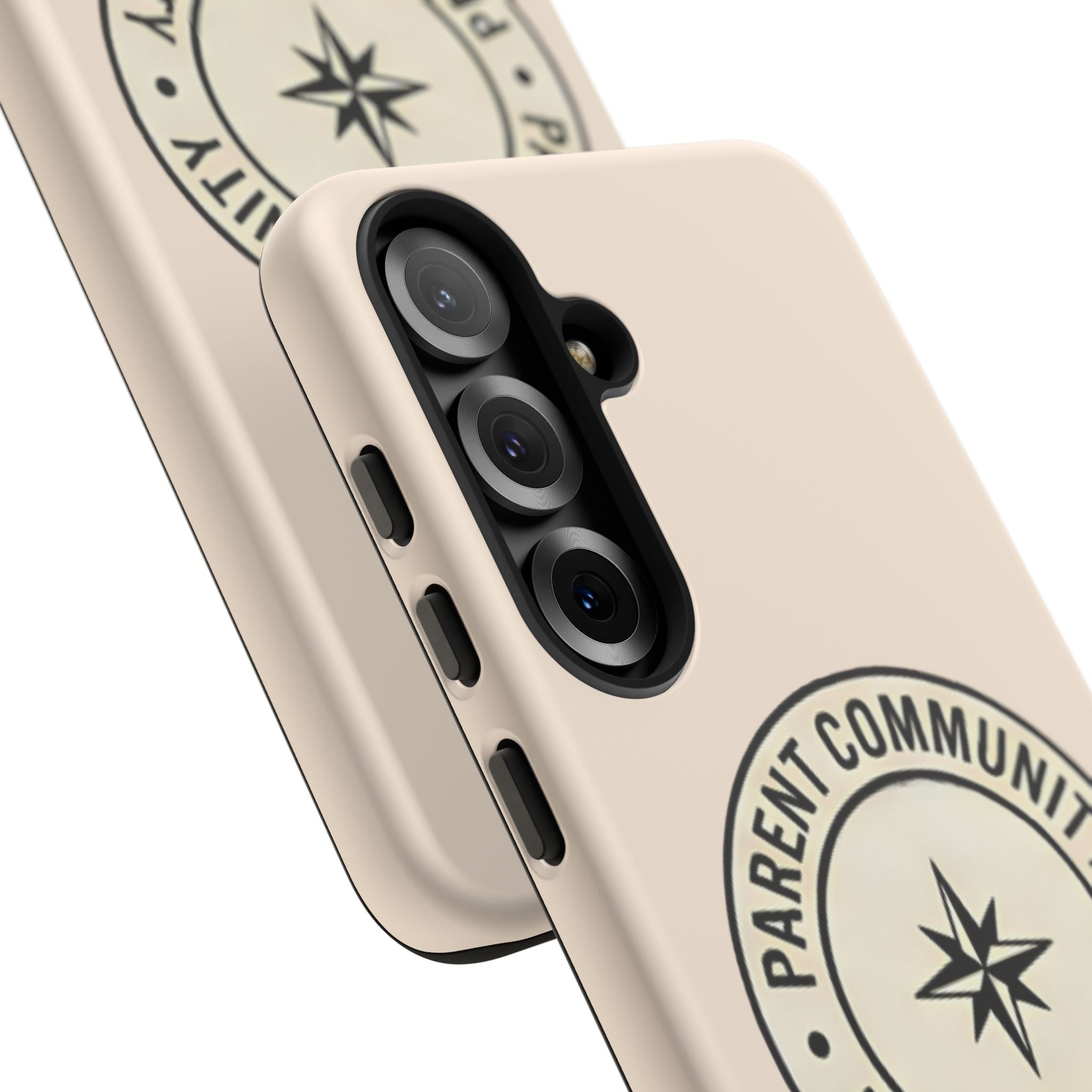 Parent Community Tough Phone Case — Durable Compass Logo Protective Cover