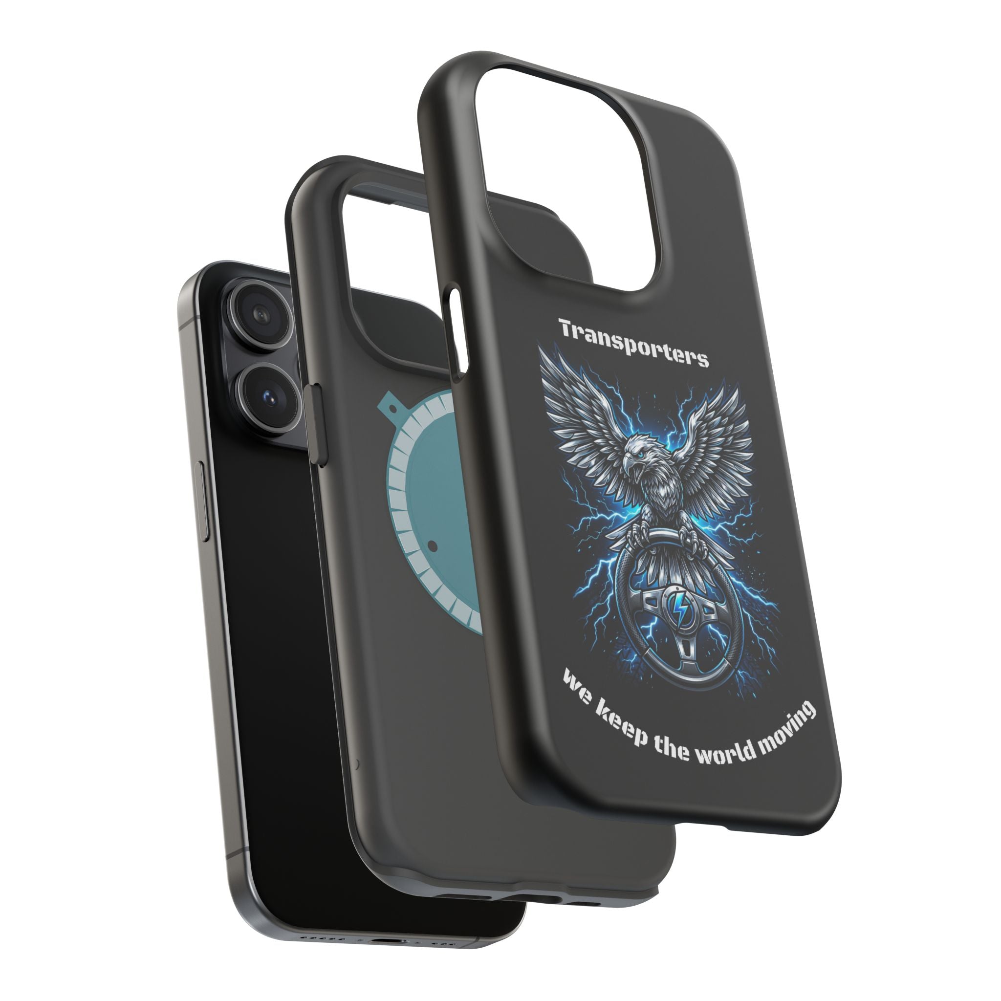 Electric Raven Magnetic Phone Case — Impact‑Resistant Protective Cover