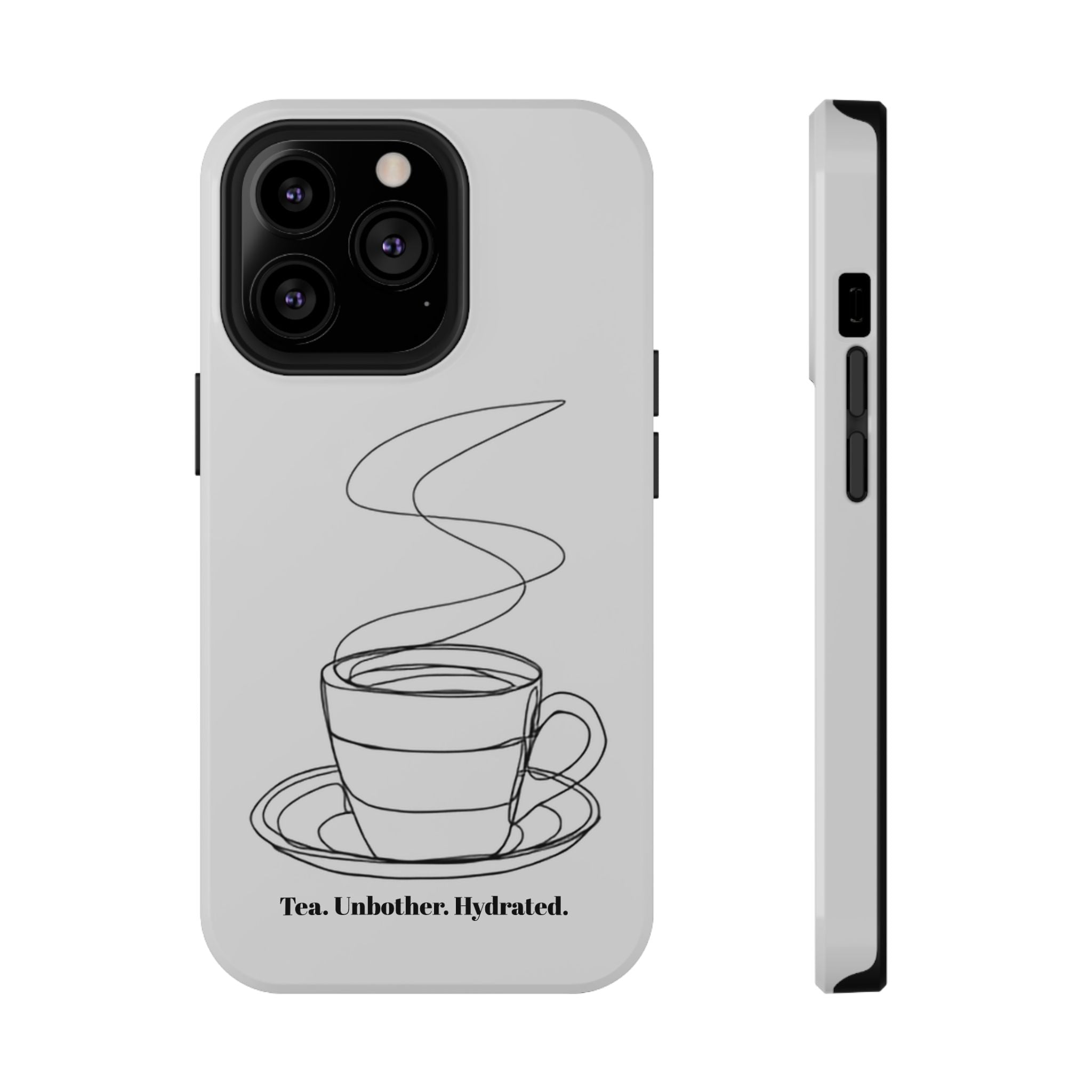 Tea Unbothered Hydrated Phone Case — Impact-Resistant