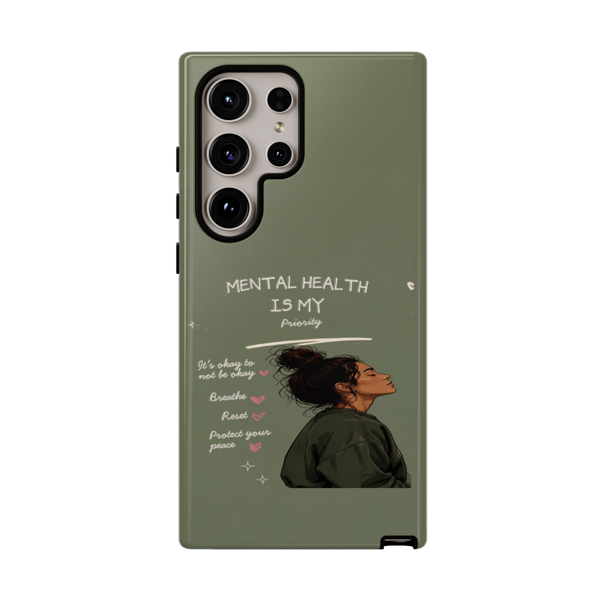 Mental Health Is My Priority Phone Case — Inspirational Protective iPhone Cover
