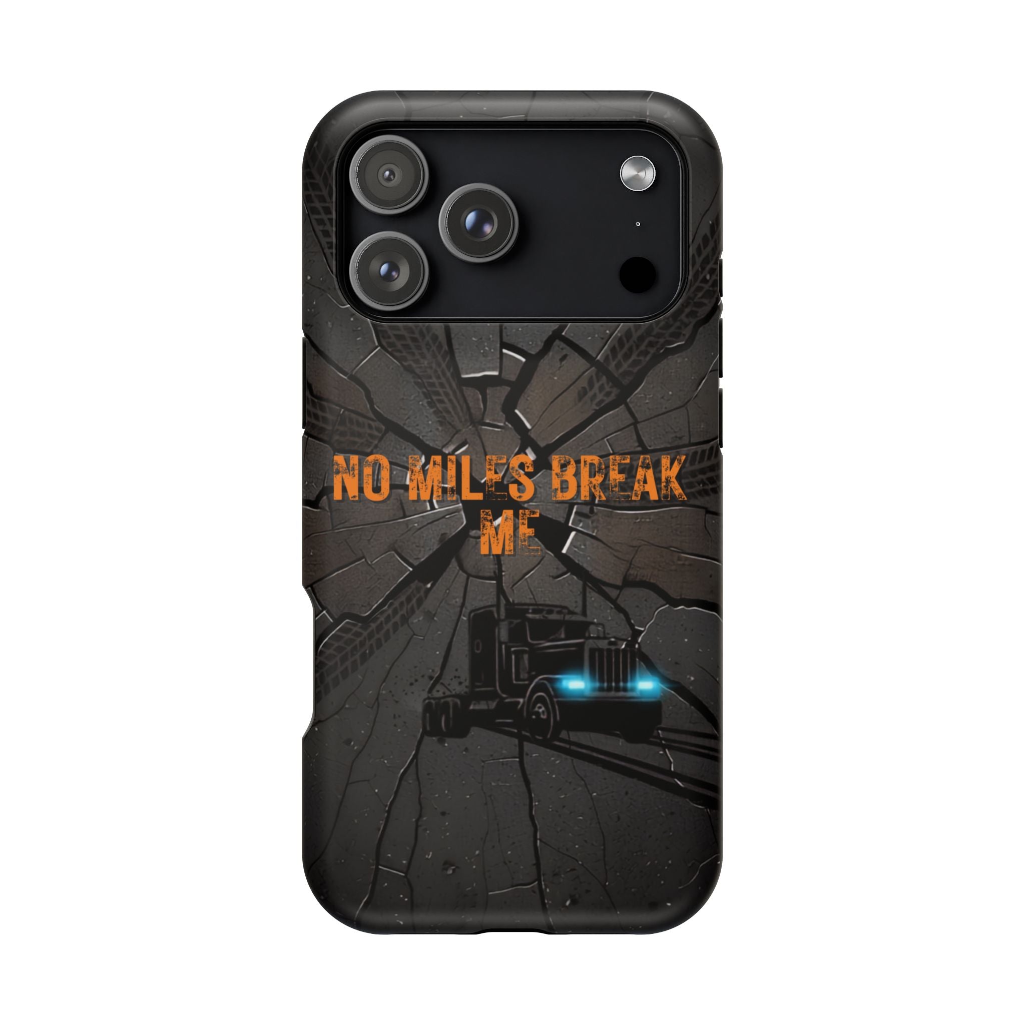 Phone Case — Fiery Semi Truck Magnetic Impact-Resistant Case