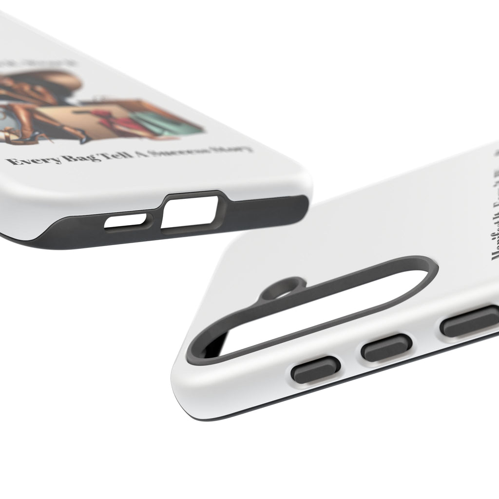 Phone Case - "Manifest It. Earn It. Wear It." Chic Shopper Design