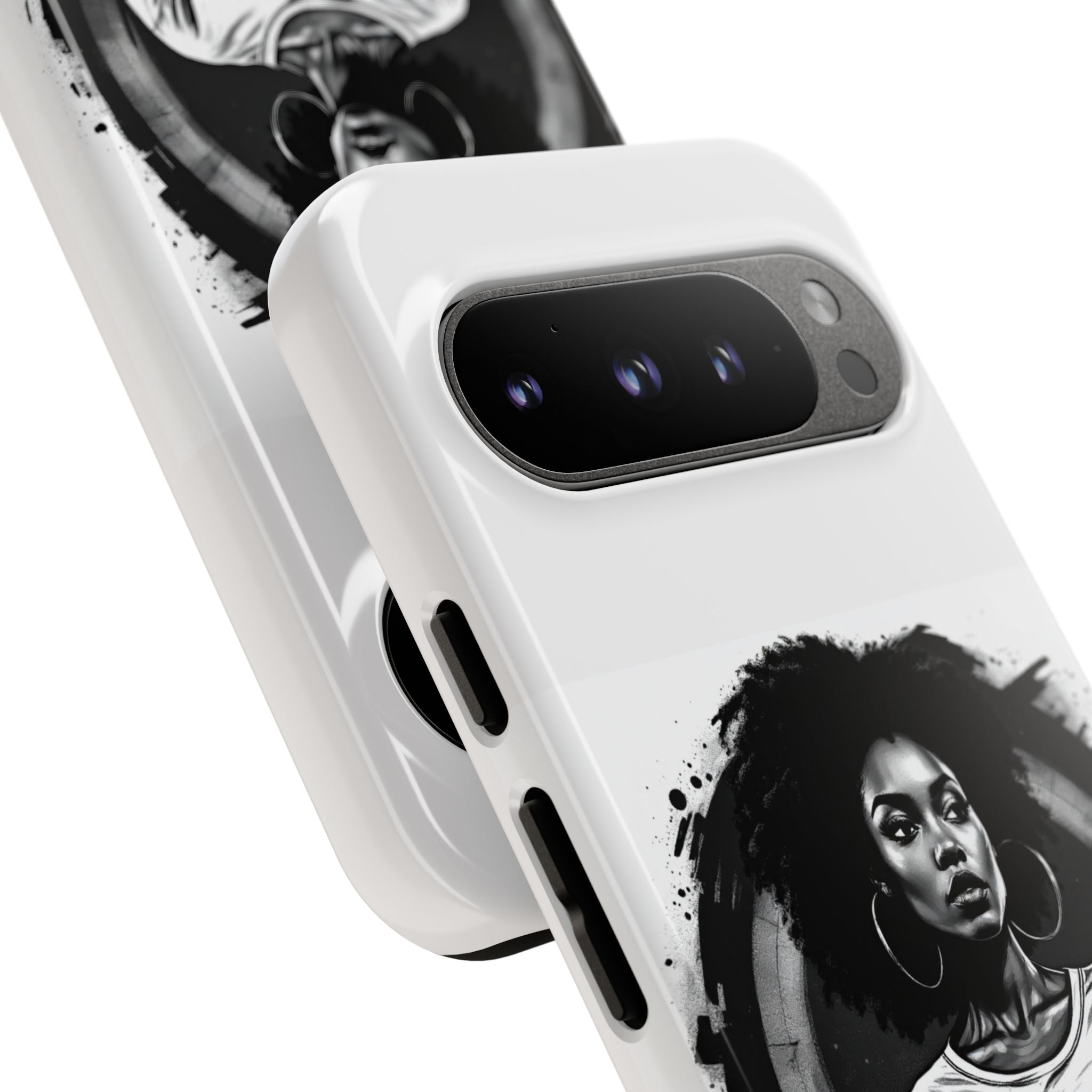 Phone Case — "Long Haul Loyalty" Black & White Portrait Protective Case