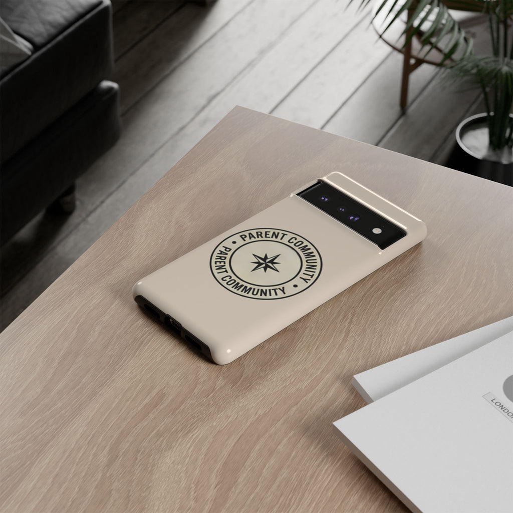 Parent Community Tough Phone Case — Durable Compass Logo Protective Cover