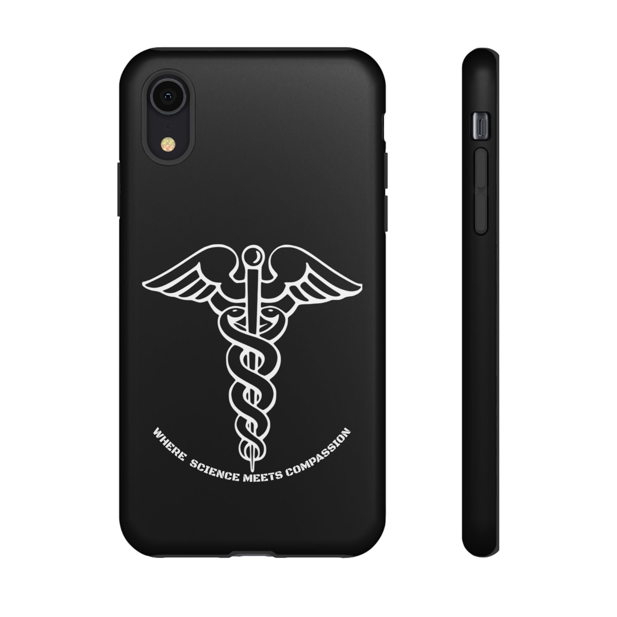 Medical Caduceus Phone Case — "Where Science Meets Compassion" Protective iPhone Cover