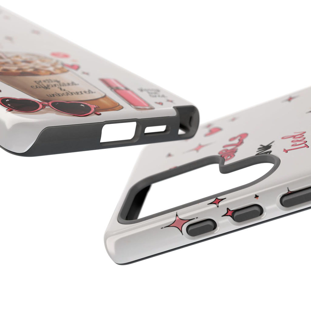 Iced Coffee Phone Case — "Hot Girls Drink Iced Coffee" Cute Girly Protective Case