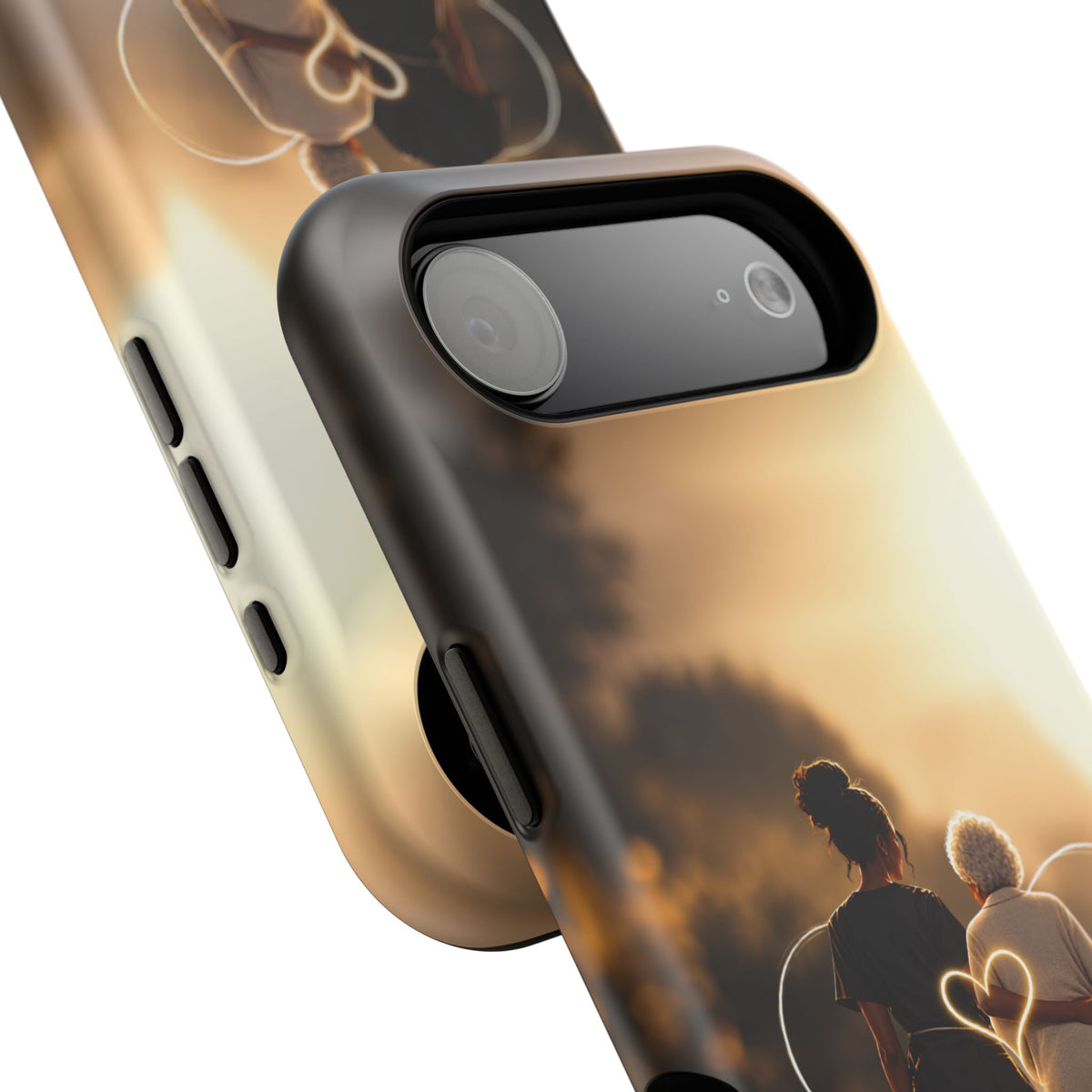 Caregiver Phone Case — Impact-Resistant Protective Case with Heart Design