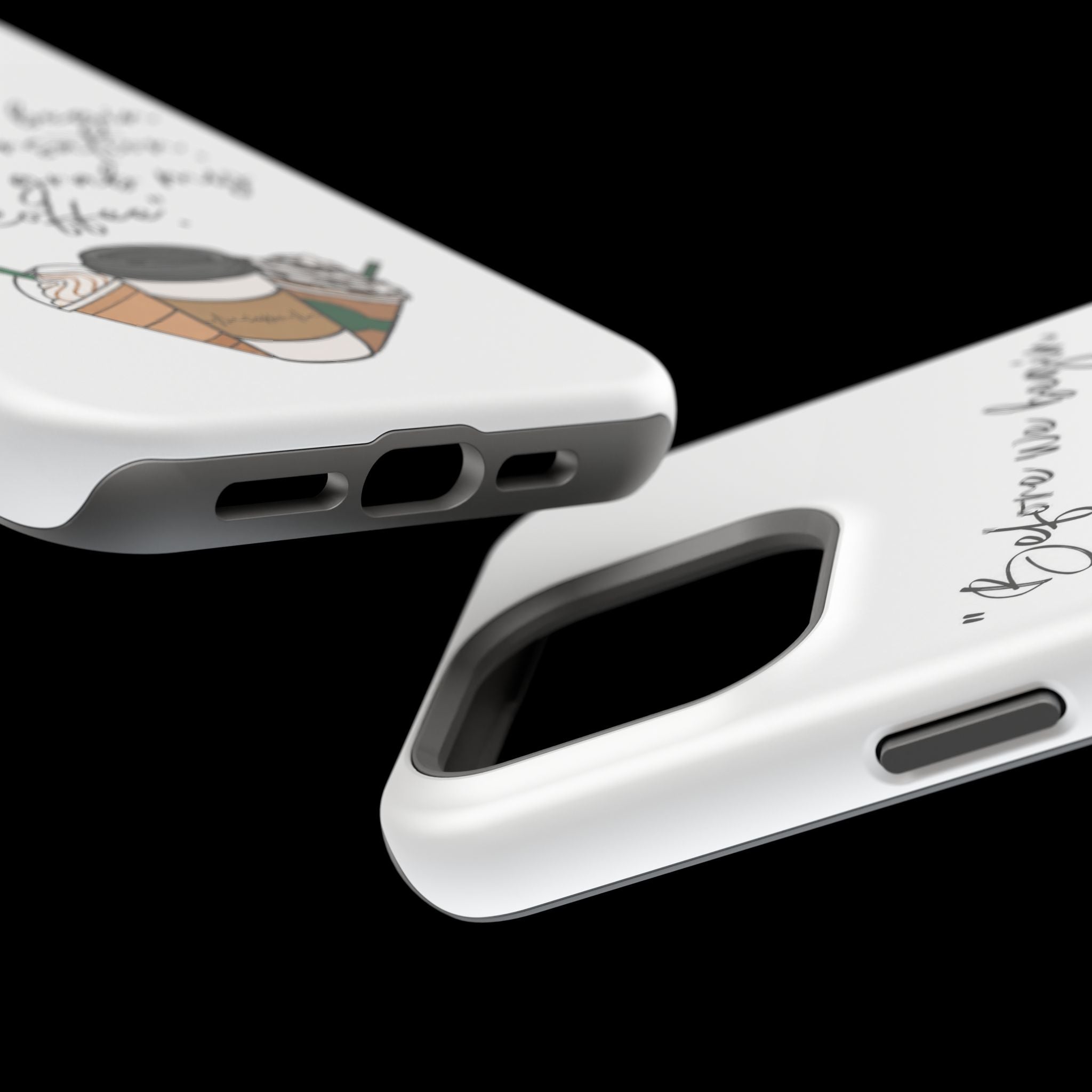 Coffee Quote Magnetic Impact-Resistant Phone Case