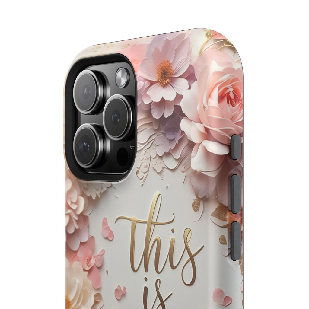 Floral "This Is Me" Phone Case — Impact-Resistant Floral Protective Cover