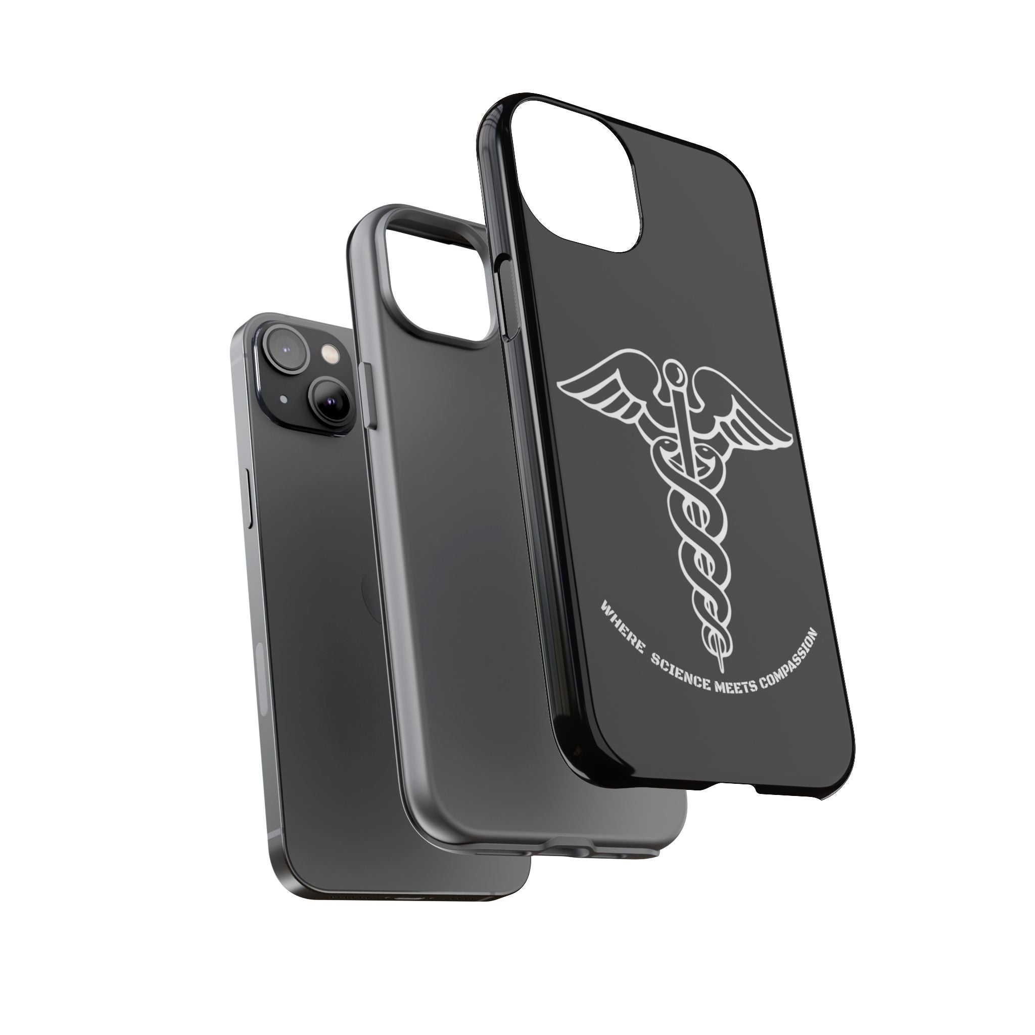 Medical Caduceus Phone Case — "Where Science Meets Compassion" Protective iPhone Cover