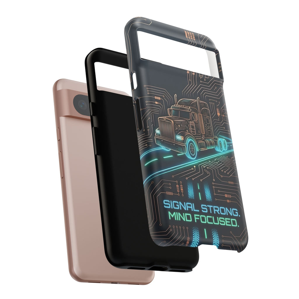 Truck Driver Gamer Phone Case — “Real Life. No Pause Button.”