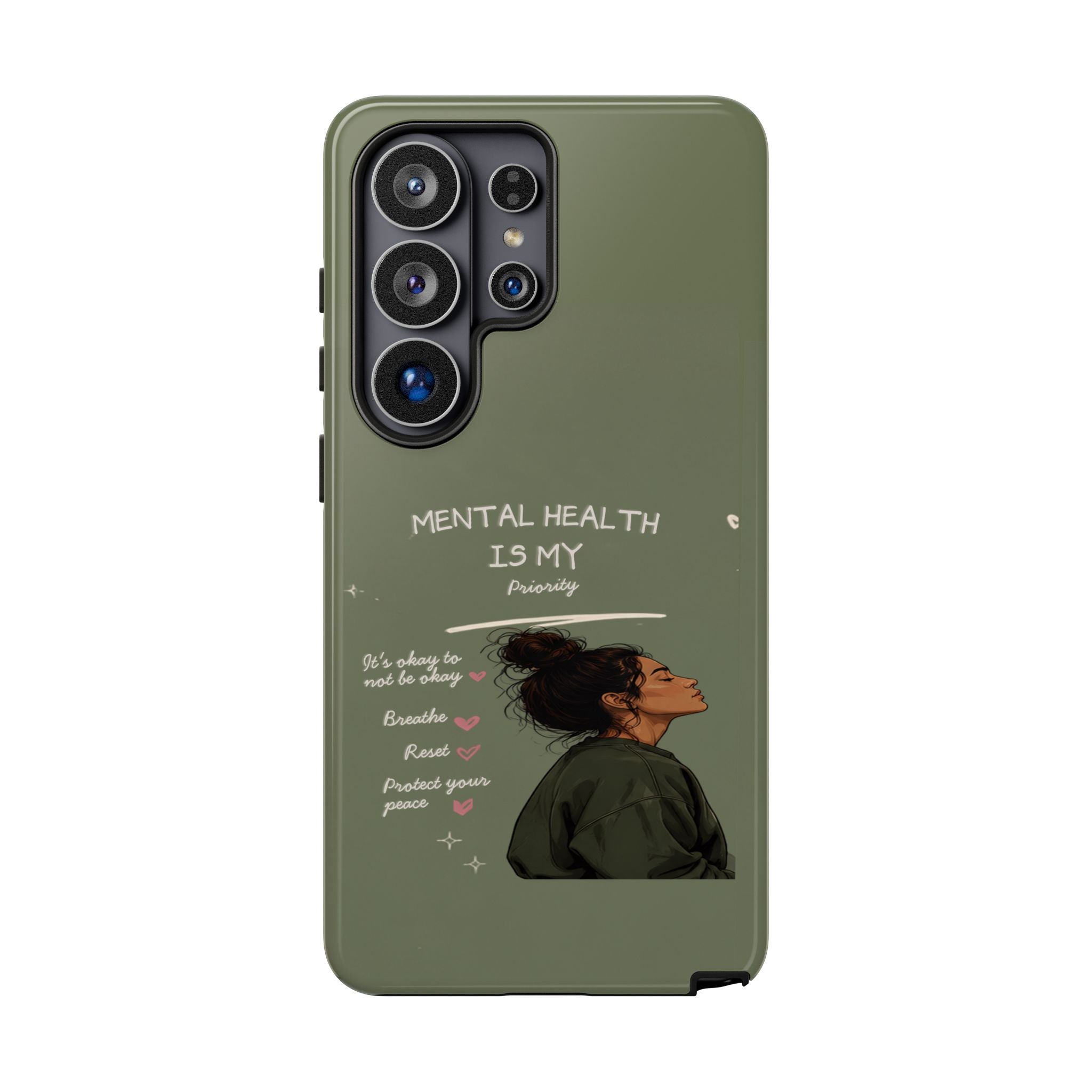 Mental Health Is My Priority Phone Case — Inspirational Protective iPhone Cover
