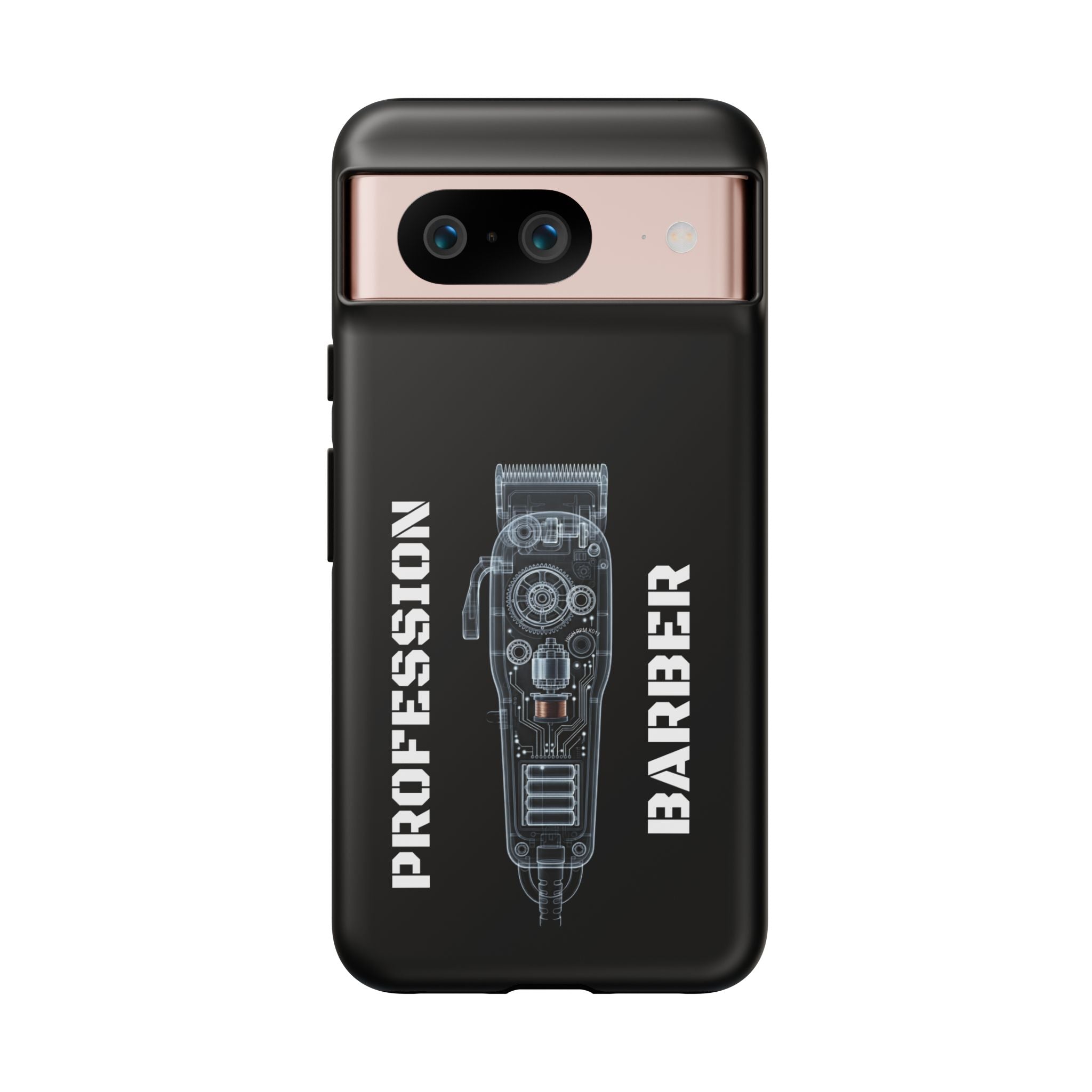 Barber Clip Cord X‑Ray Tough Phone Case – Professional Barber Gift
