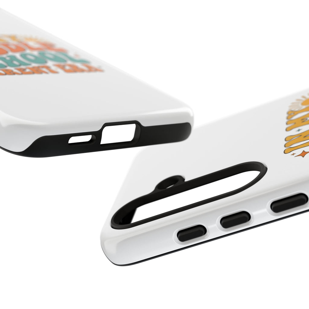 Middle School Parent Phone Case — "In My Middle School Parent Era" Retro Design