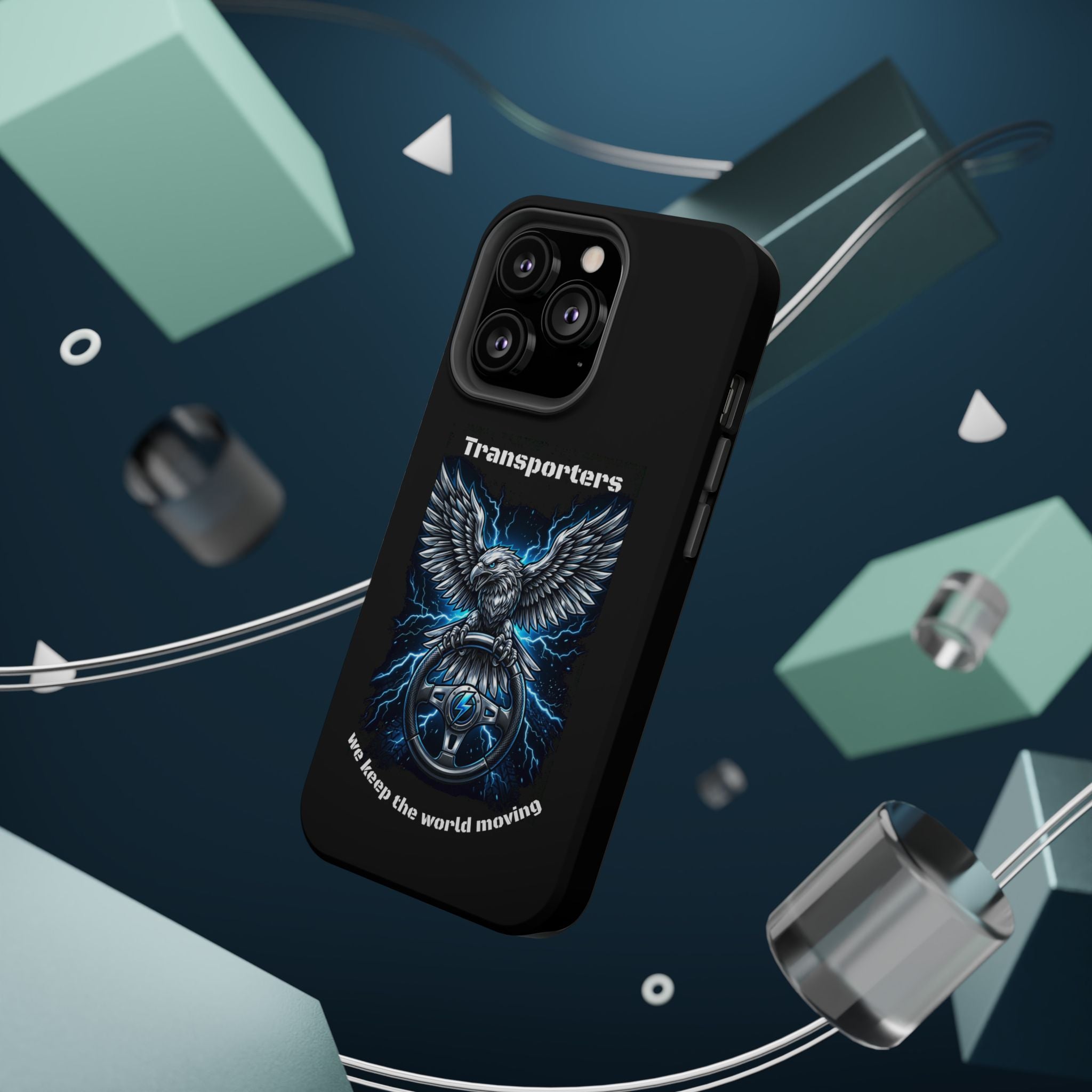 Electric Raven Magnetic Phone Case — Impact‑Resistant Protective Cover