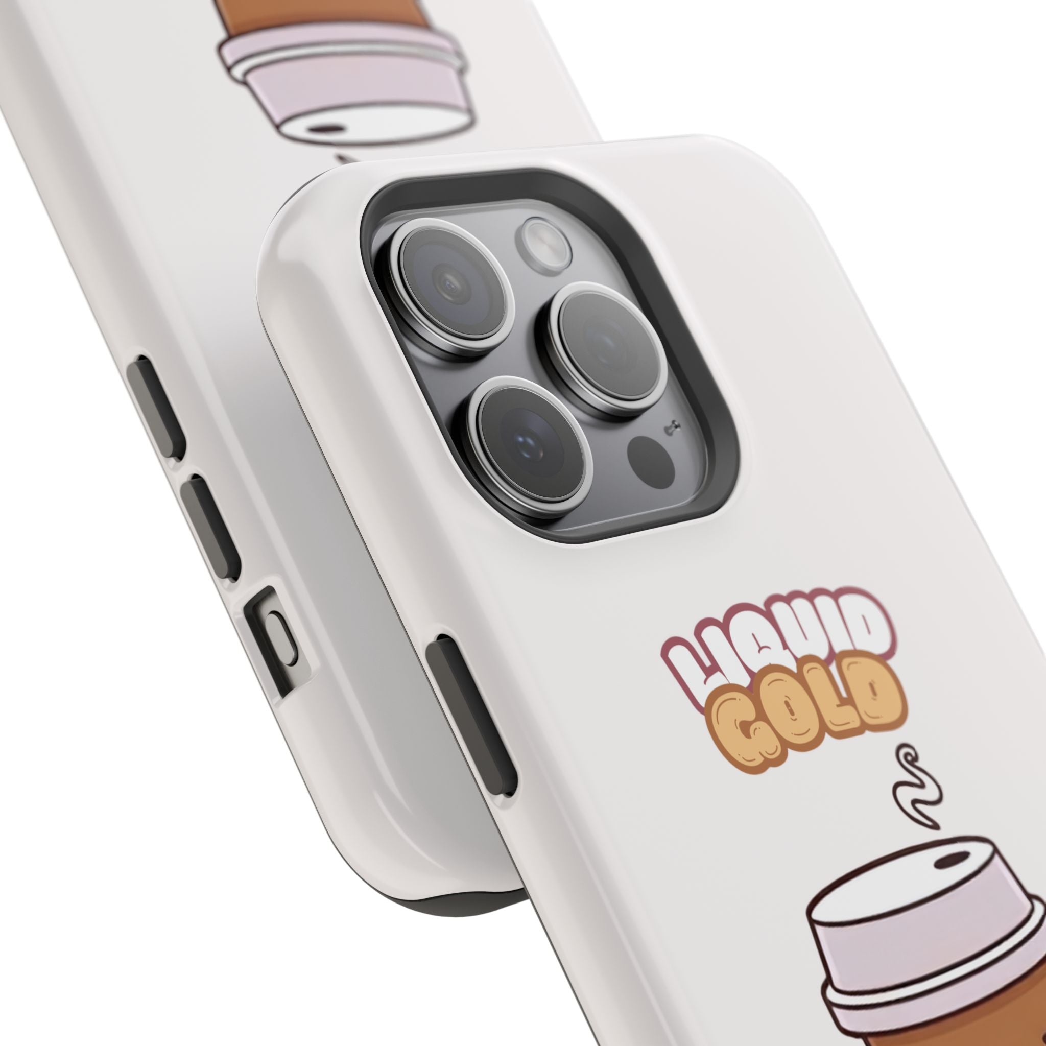 Coffee Cup Phone Case – “Liquid Gold” Cute Kawaii Espresso Impact-Resistant Case