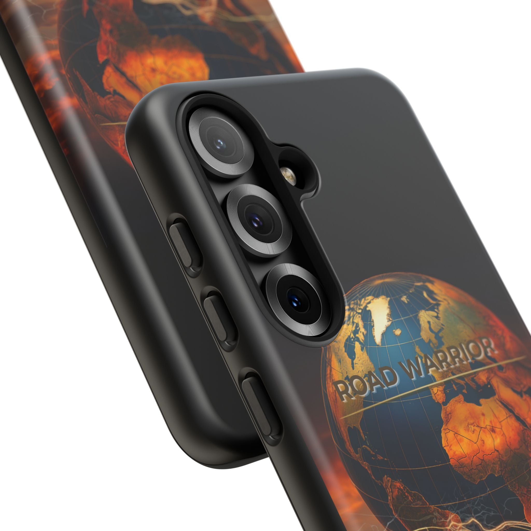 Truck Driver Phone Case — 'Global Road Warrior' Semi Truck Globe Tough Phone Cover