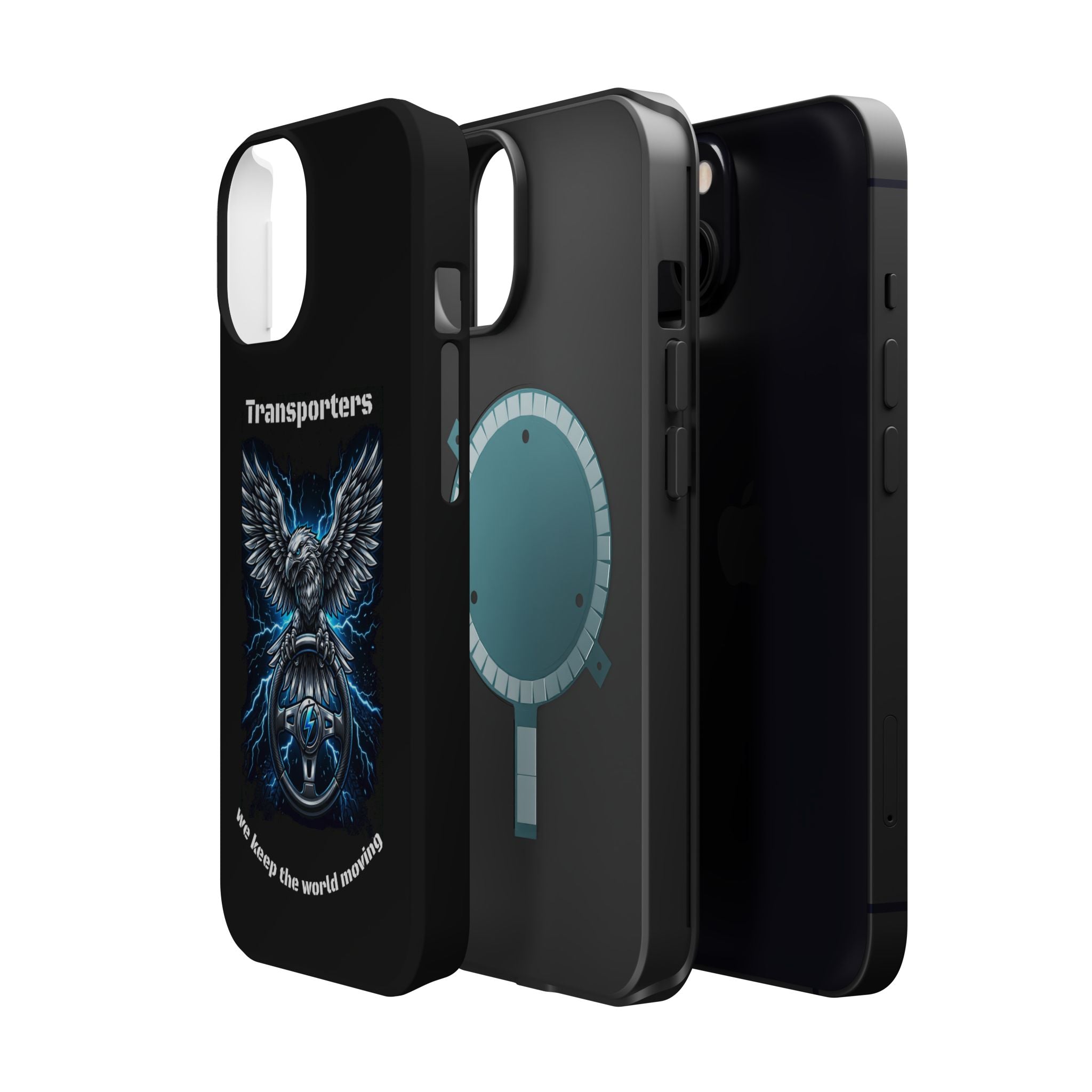 Electric Raven Magnetic Phone Case — Impact‑Resistant Protective Cover