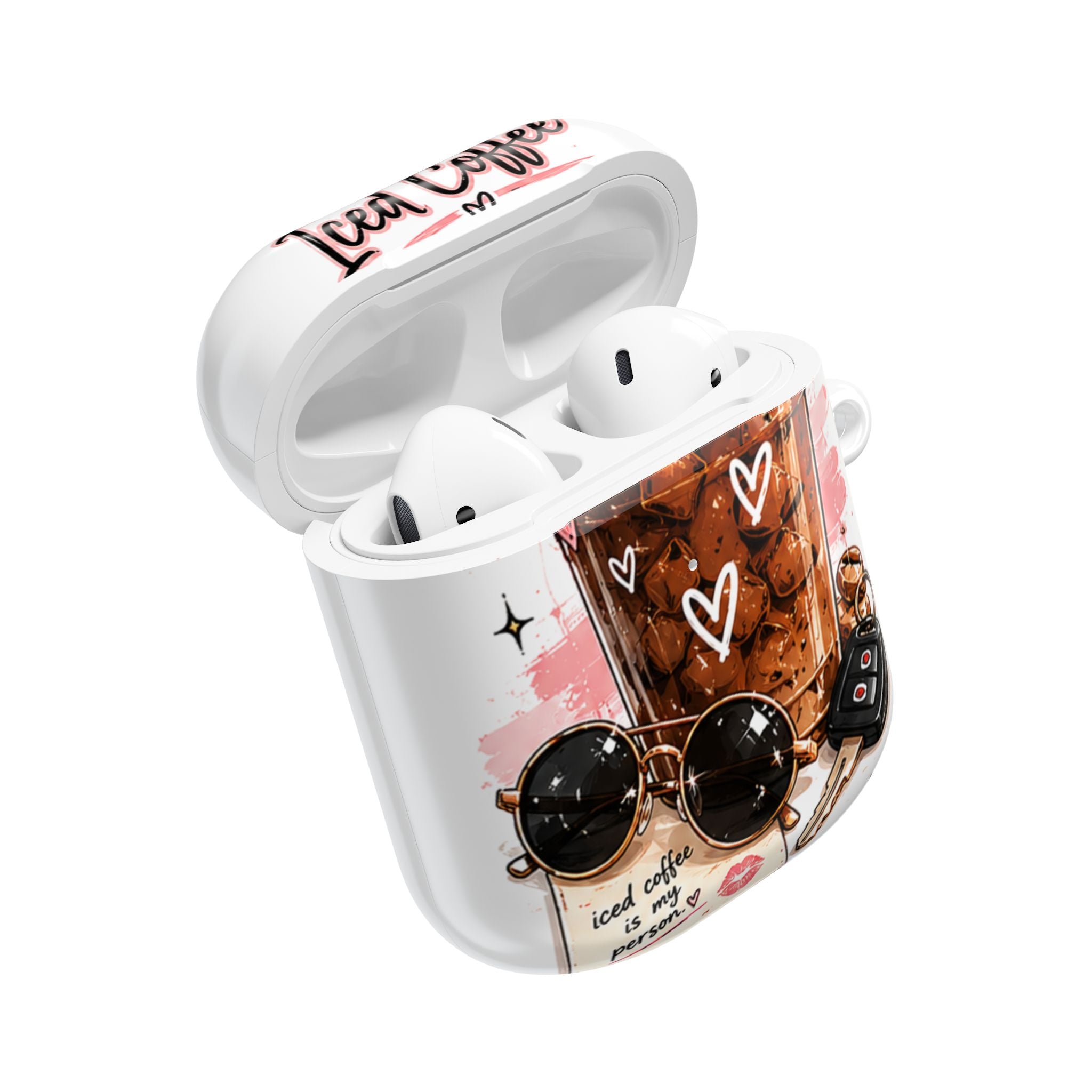 AirPod Case — Iced Coffee Is My Person Cute Graphic Protective Case