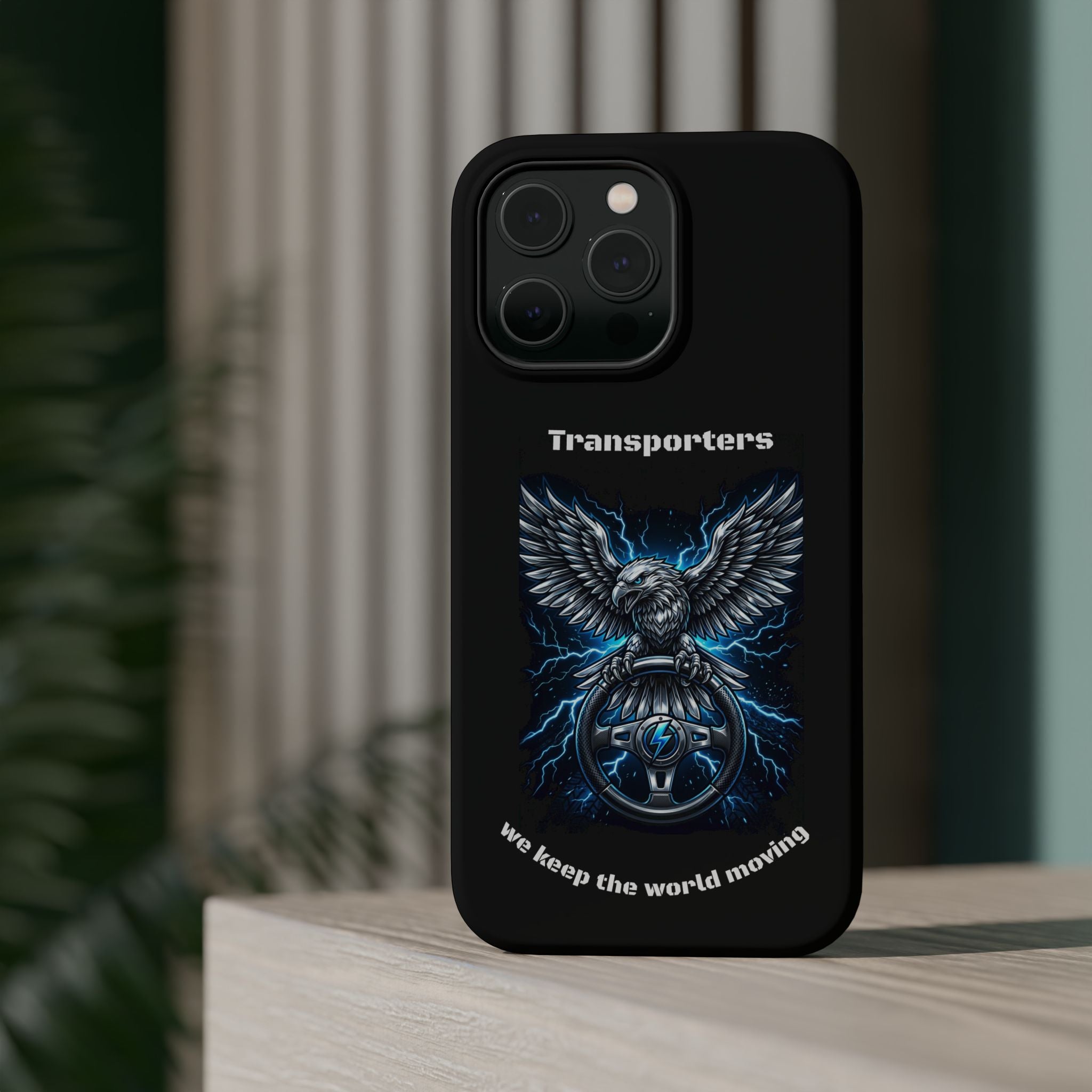 Electric Raven Magnetic Phone Case — Impact‑Resistant Protective Cover
