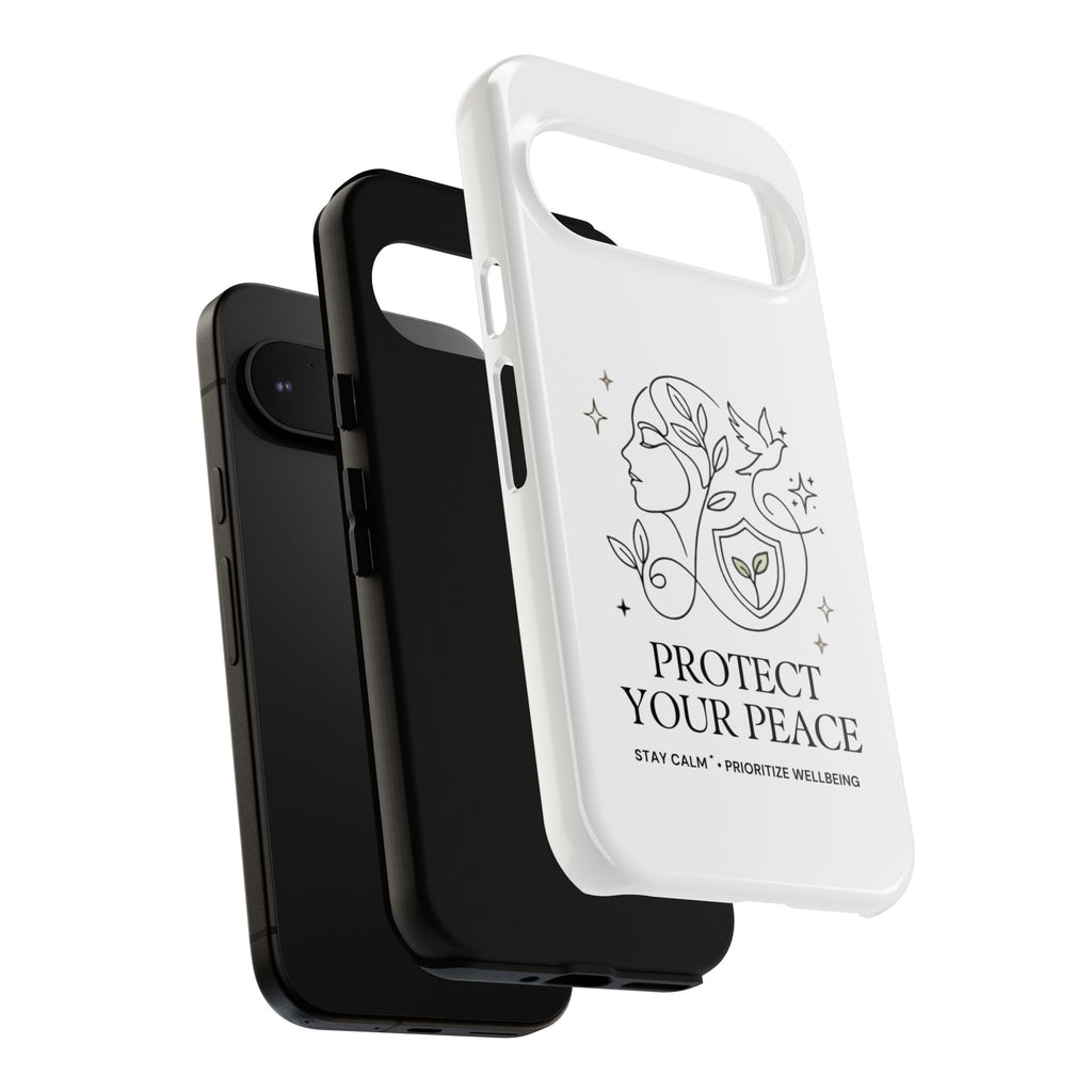 Protect Your Peace Phone Case – Minimalist Wellness iPhone Cover