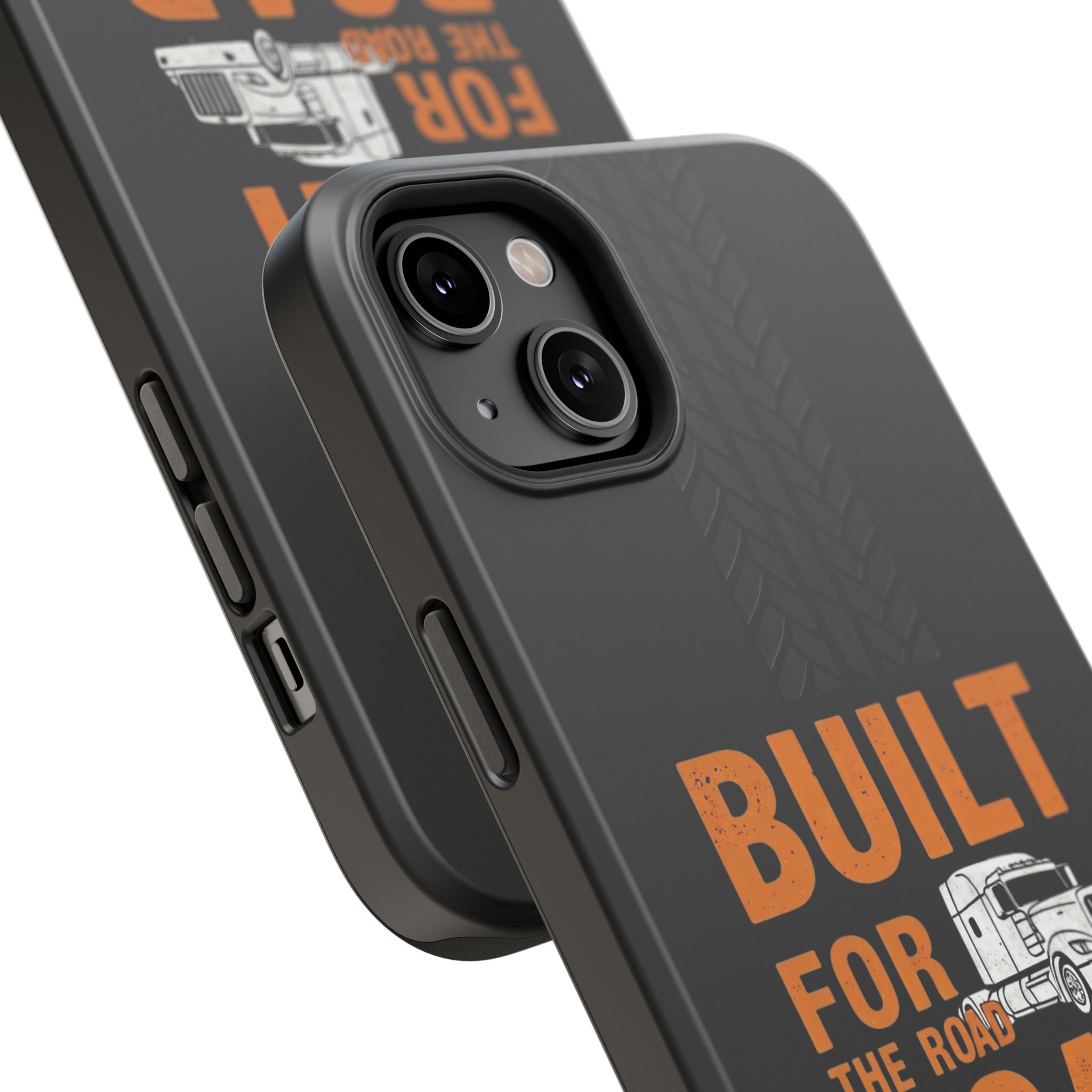 Phone Case — "Built for the Road" Truck Tire-Track Impact-Resistant Case