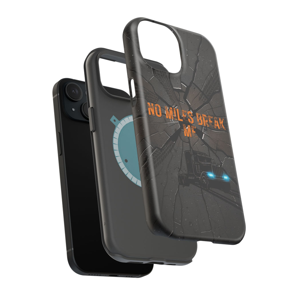 Phone Case — Fiery Semi Truck Magnetic Impact-Resistant Case