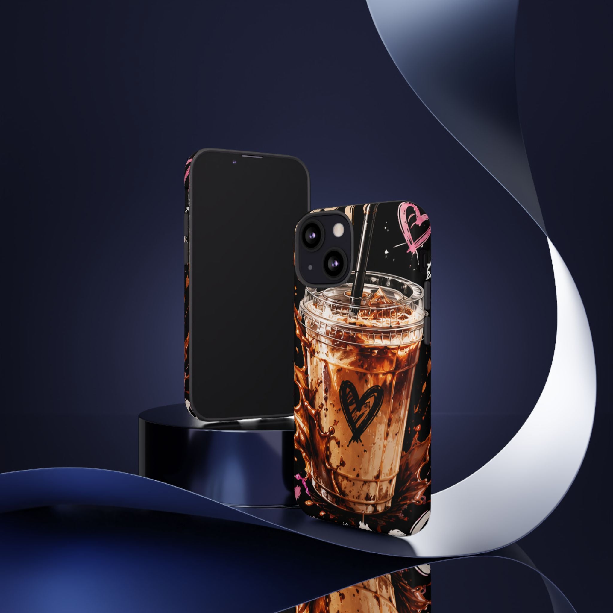 Iced Coffee Phone Case – 'Iced Coffee latte: Stylish Protective Case