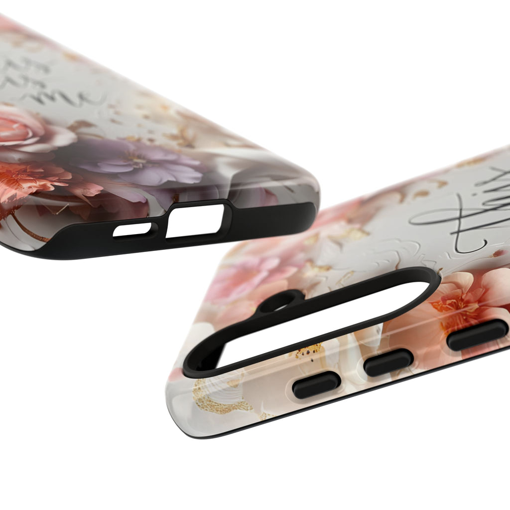 Floral "This Is Me" Tough Phone Case — Protective Floral iPhone Cover for Self-Expression, Gift for Her