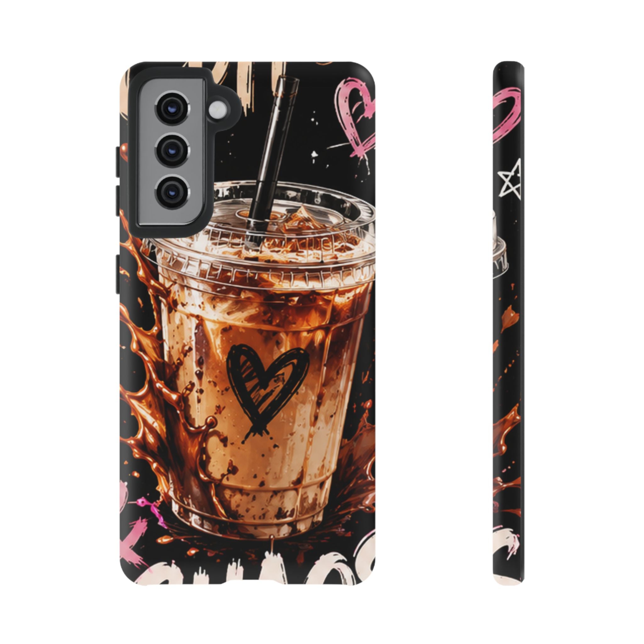 Iced Coffee Phone Case – 'Iced Coffee latte: Stylish Protective Case