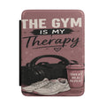 The Gym Is My Therapy Kindle Case – Fitness Motivation eReader Cover