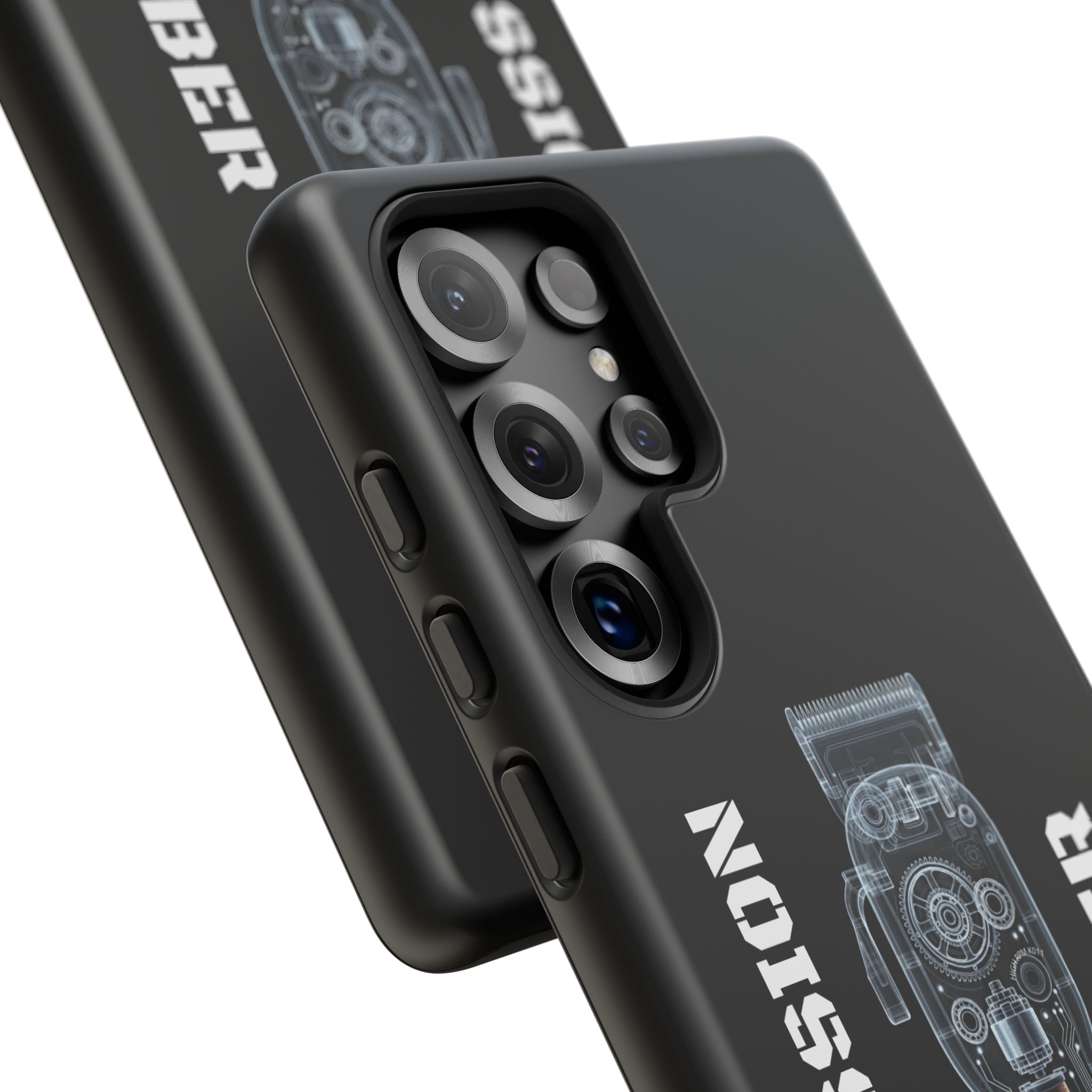 Barber Clip Cord X‑Ray Tough Phone Case – Professional Barber Gift