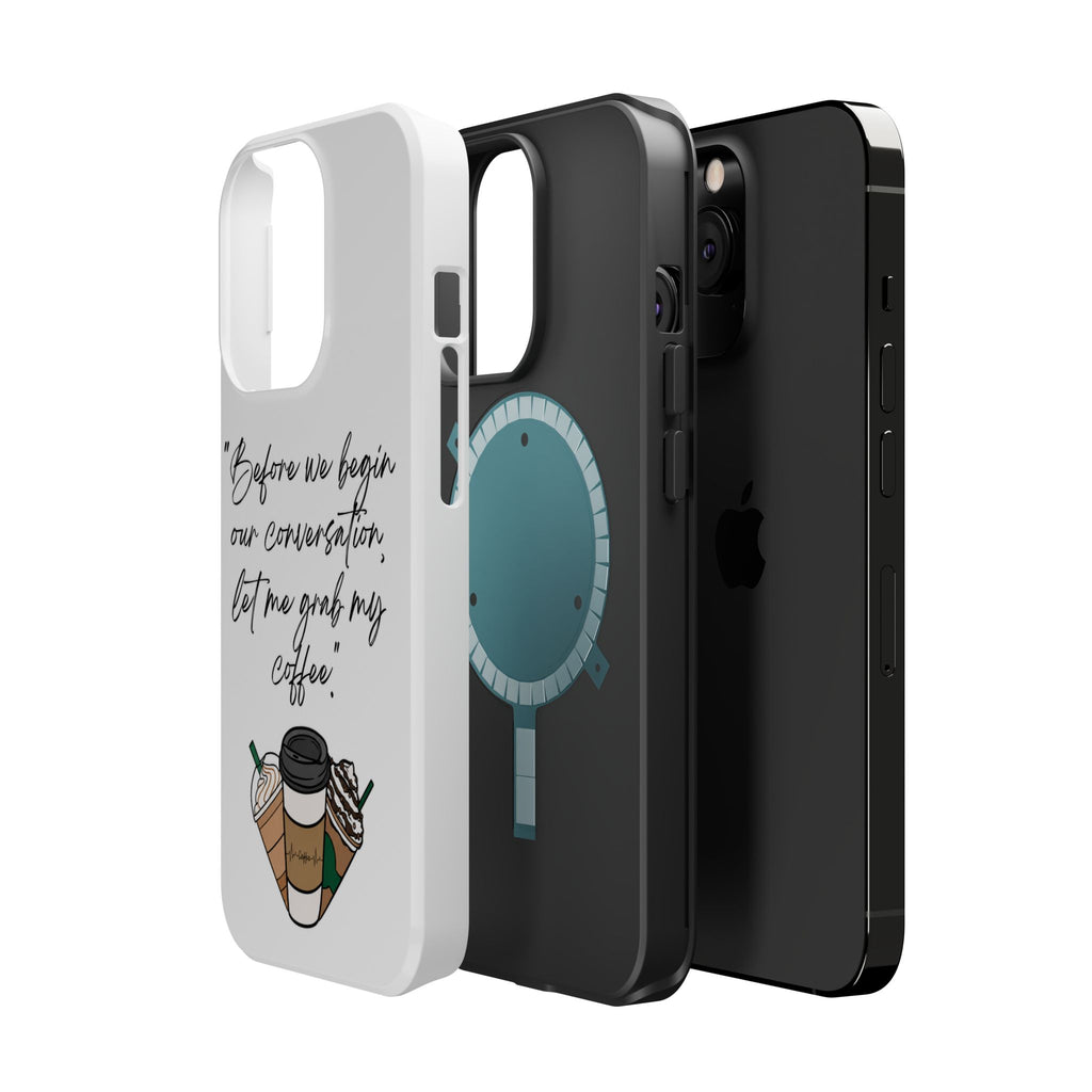 Coffee Quote Magnetic Impact-Resistant Phone Case