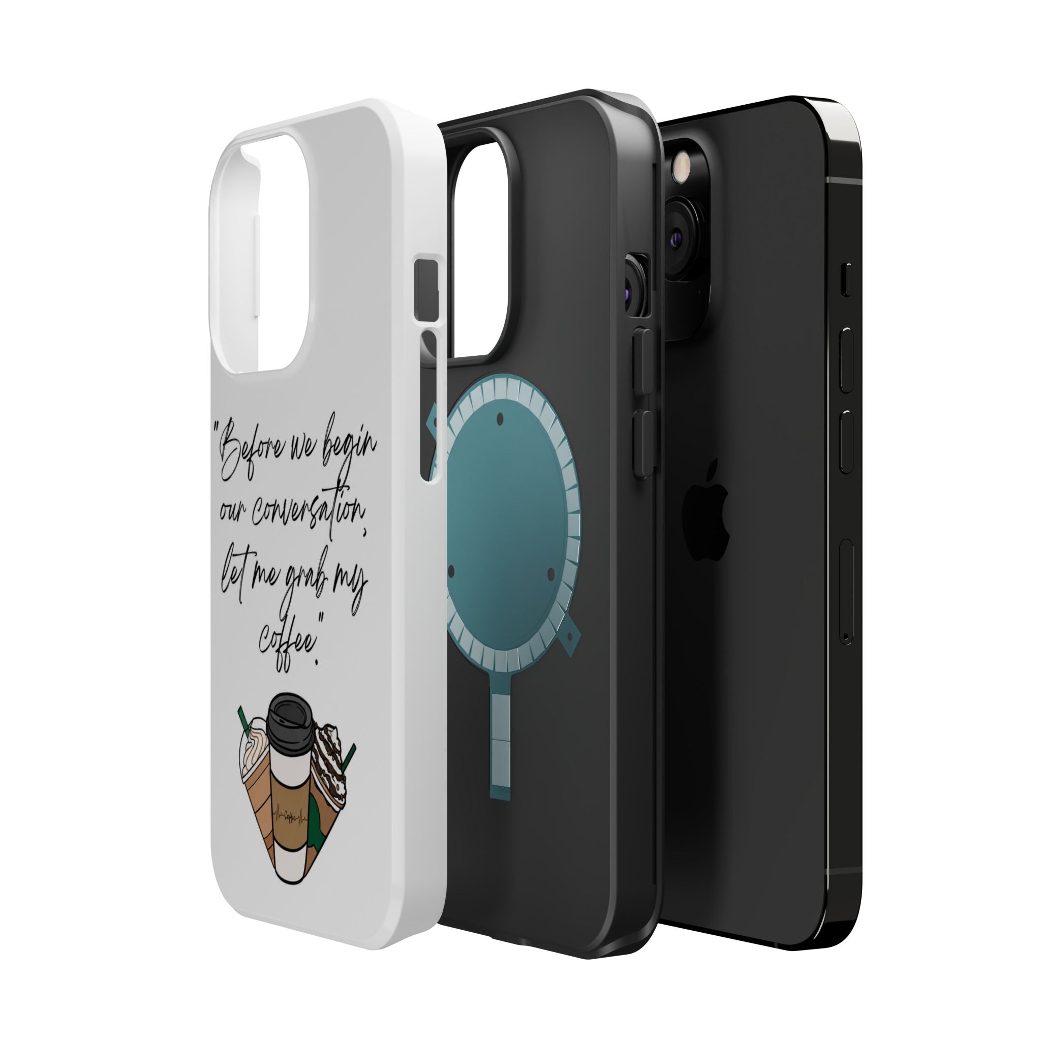 Coffee Quote Magnetic Impact-Resistant Phone Case