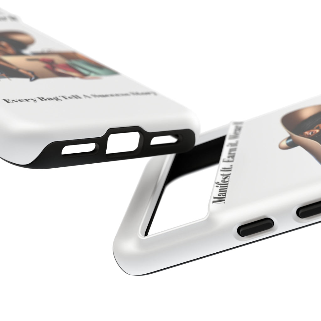 Phone Case - "Manifest It. Earn It. Wear It." Chic Shopper Design