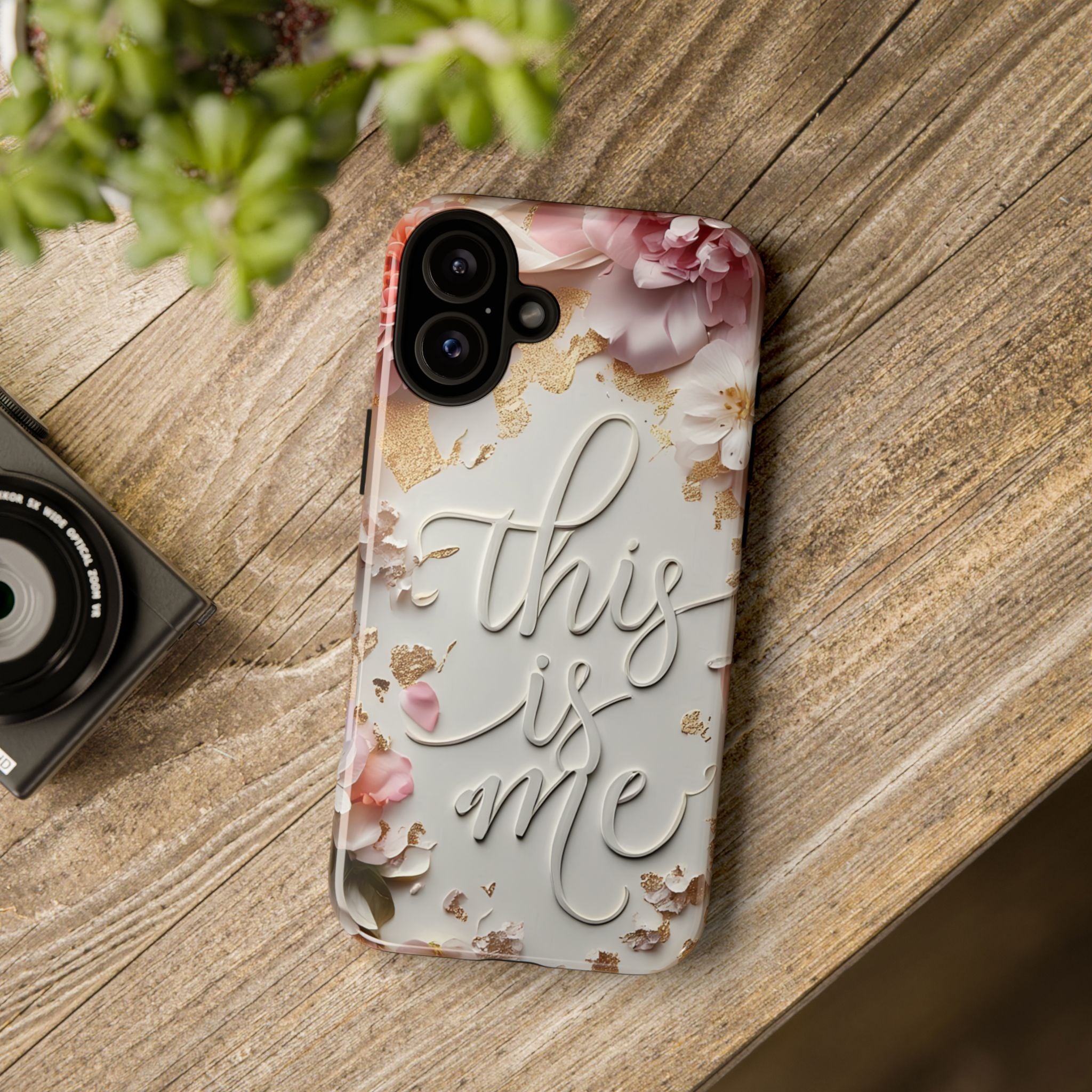 Phone Case — "This Is Me" Floral Tough Case