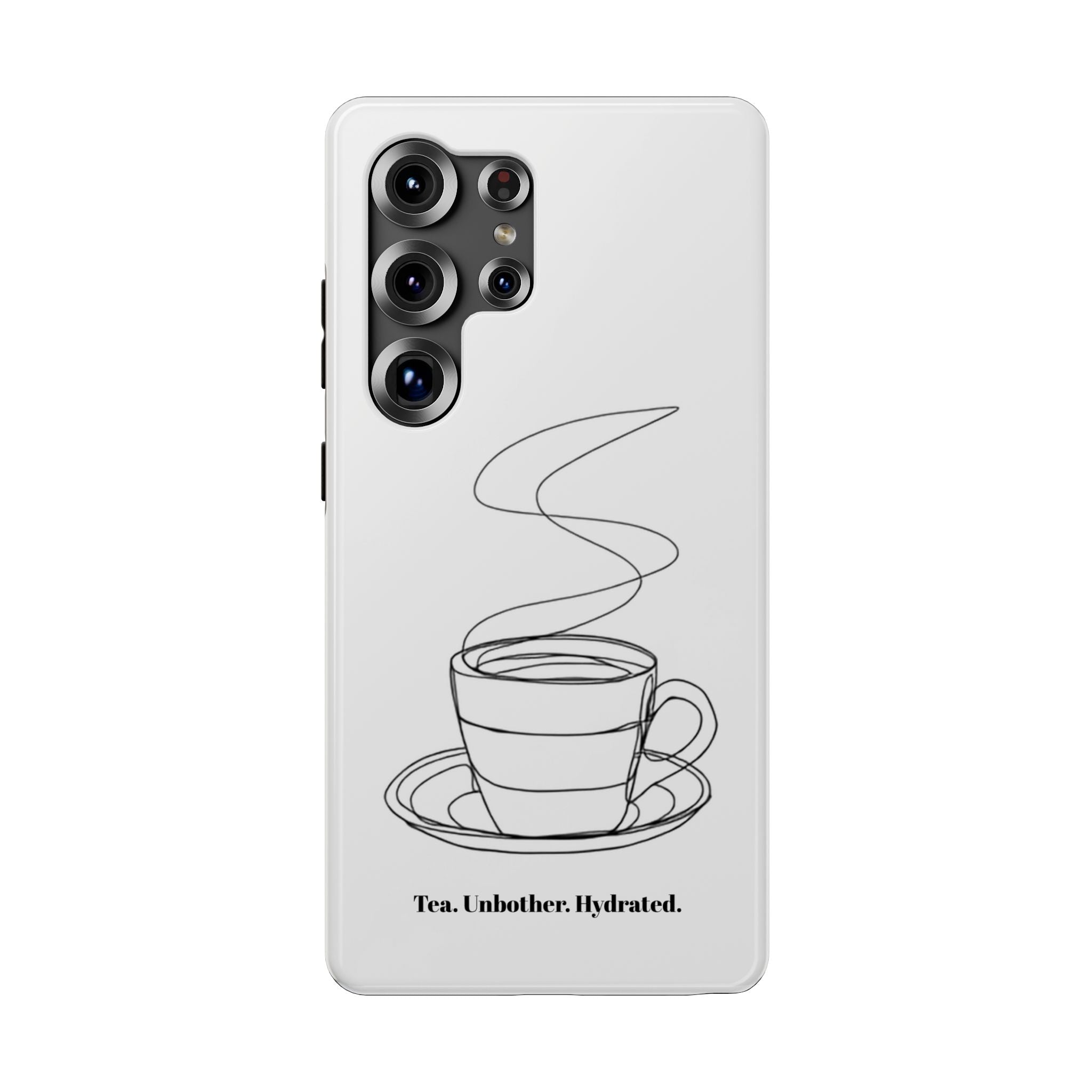 Tea Unbothered Hydrated Phone Case — Impact-Resistant