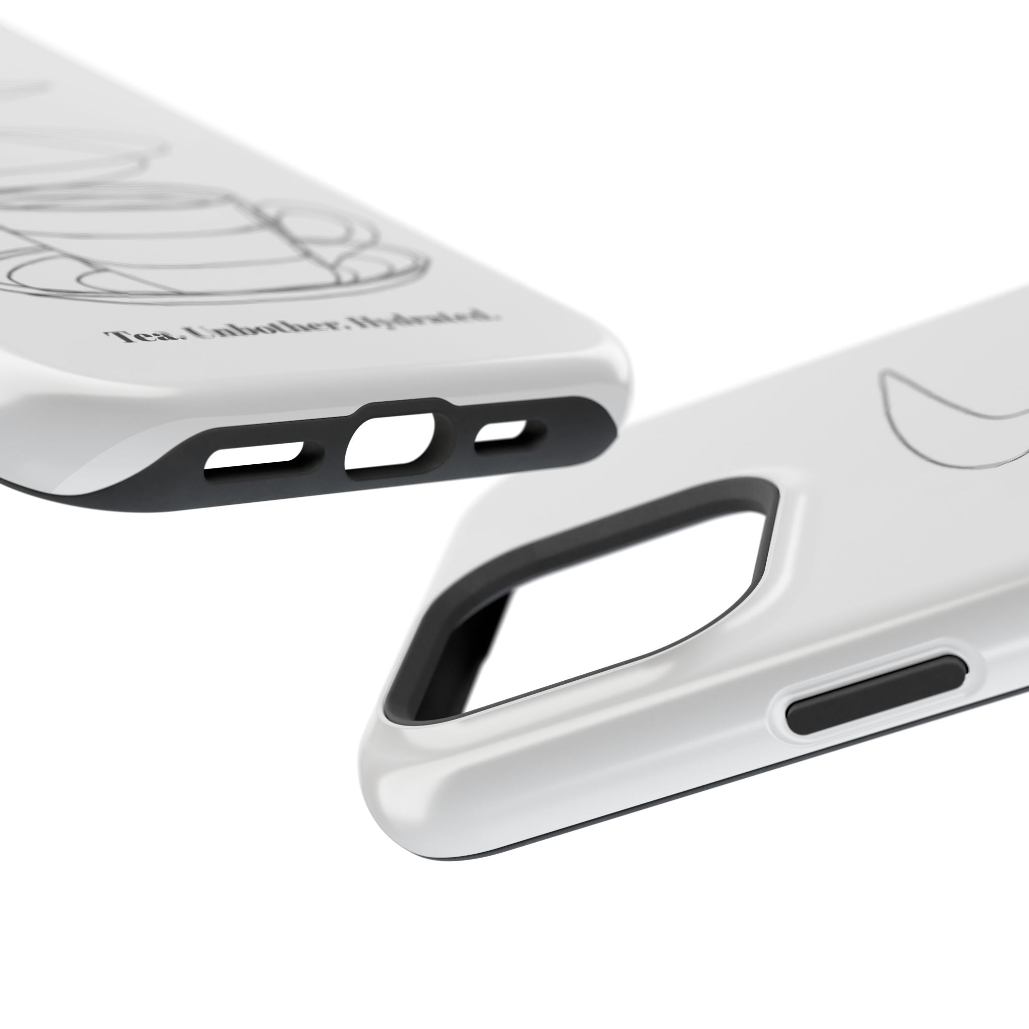 Tea Unbothered Hydrated Phone Case — Impact-Resistant