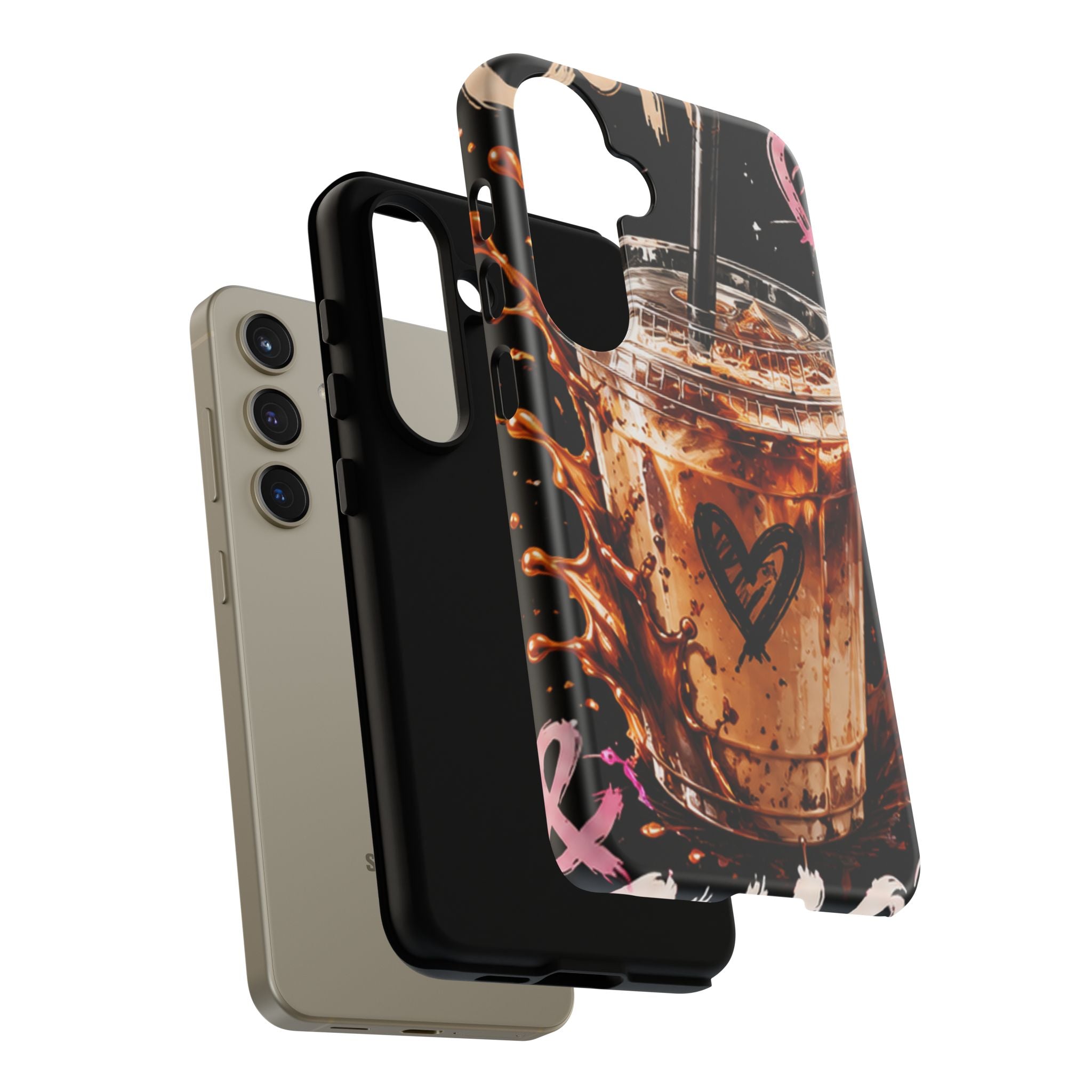 Iced Coffee Phone Case – 'Iced Coffee latte: Stylish Protective Case