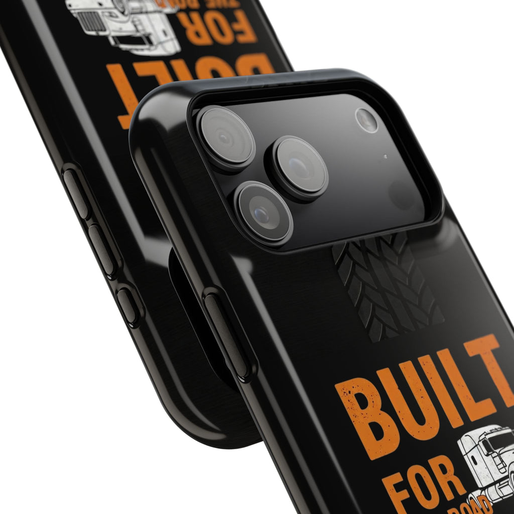 Phone Case — "Built for the Road" Truck Tire-Track Impact-Resistant Case