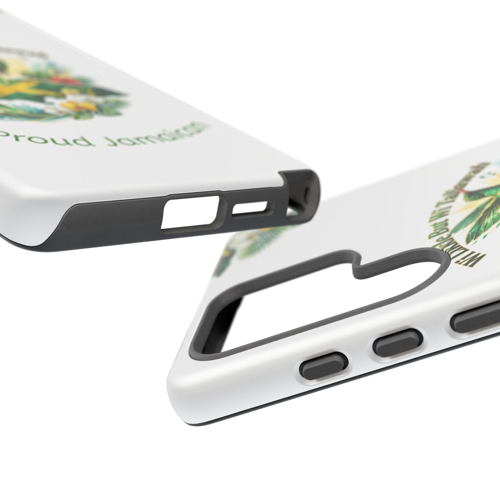 Jamaica Hummingbird Phone Case — “Wi Likkle But Wi Tallawah” Tropical Protective Cover