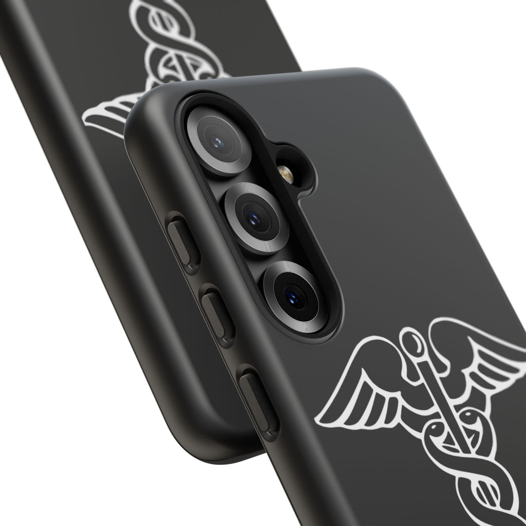 Medical Caduceus Phone Case — "Where Science Meets Compassion" Protective iPhone Cover