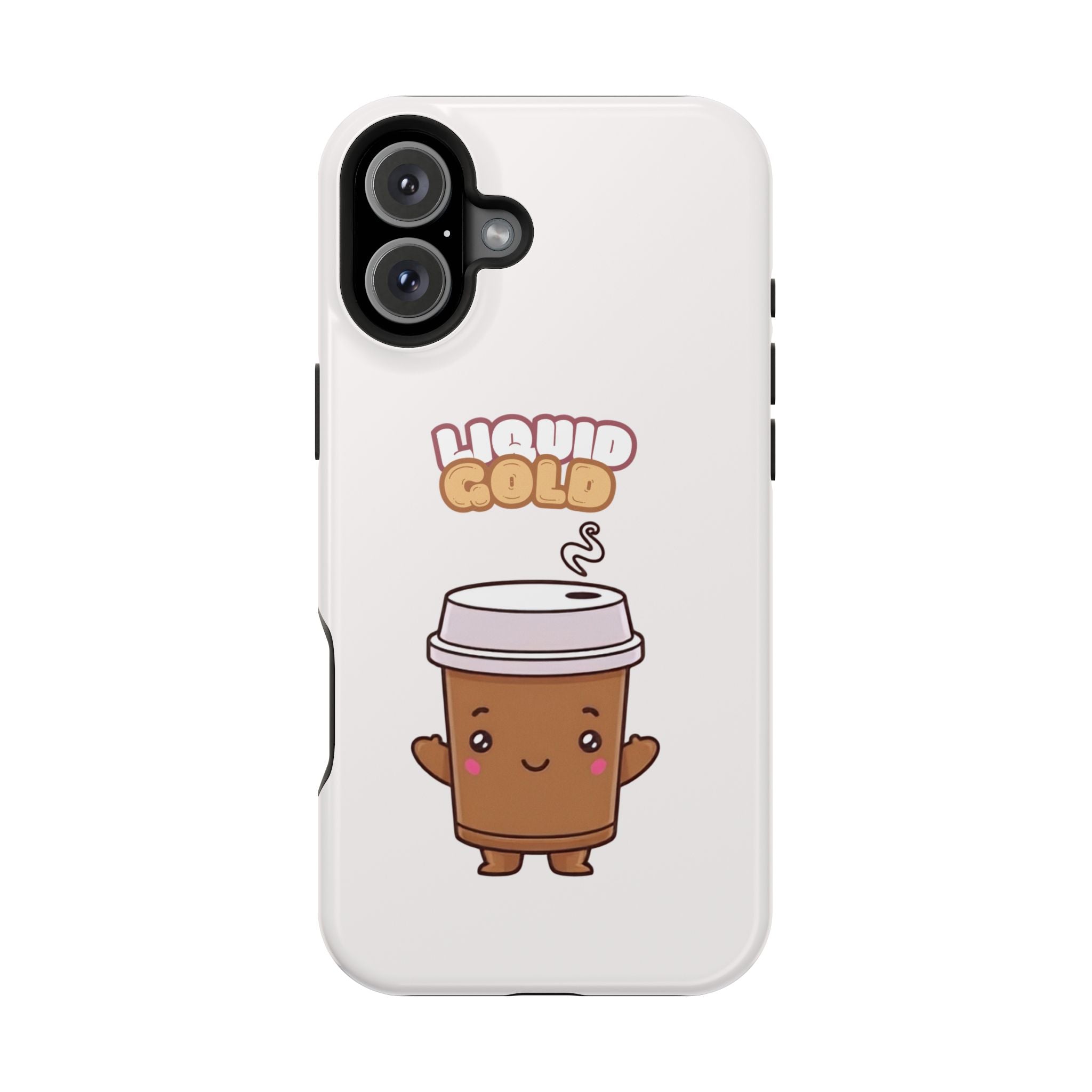 Coffee Cup Phone Case – “Liquid Gold” Cute Kawaii Espresso Impact-Resistant Case