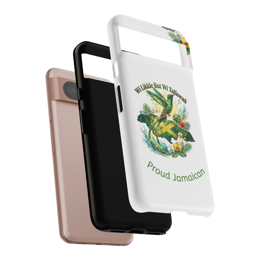 Jamaica Hummingbird Phone Case — “Wi Likkle But Wi Tallawah” Tropical Protective Cover