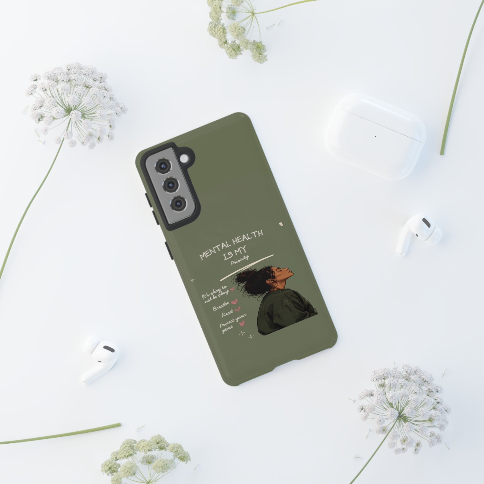 Mental Health Is My Priority Phone Case — Inspirational Protective iPhone Cover